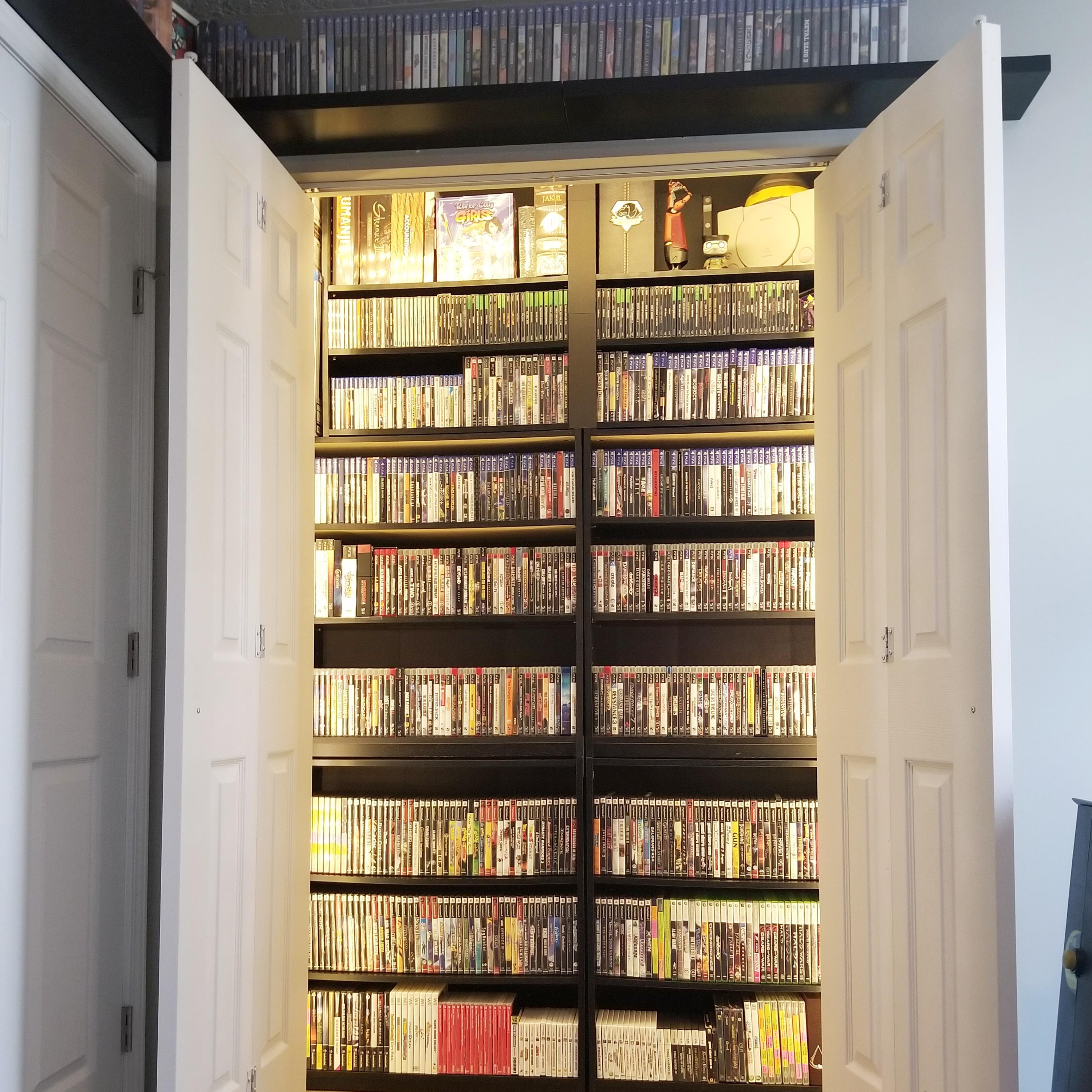 Recently my game closet. Starting to run out of space.. r