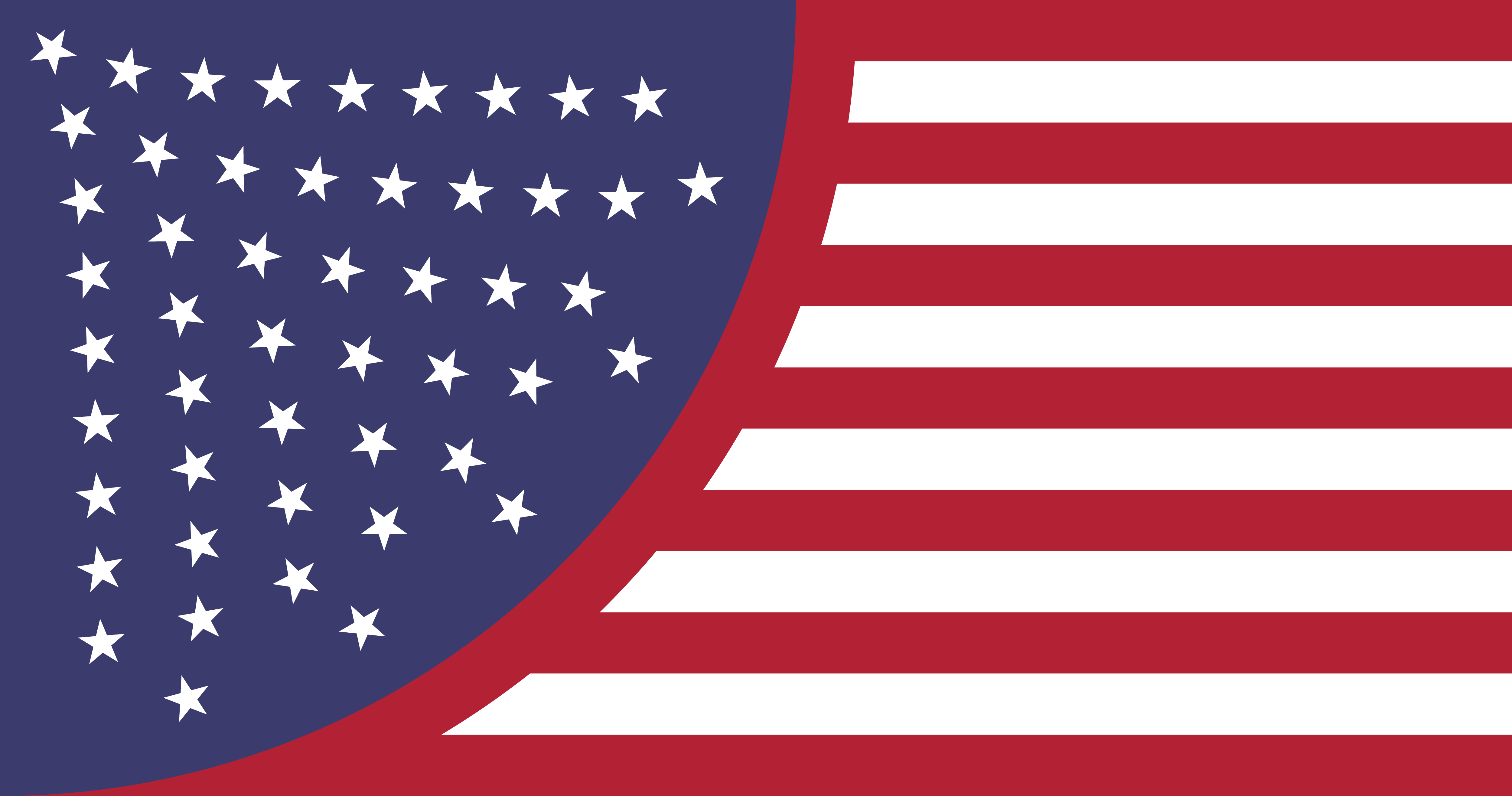 My US flag redesign, made modern and able to easily add states/stars