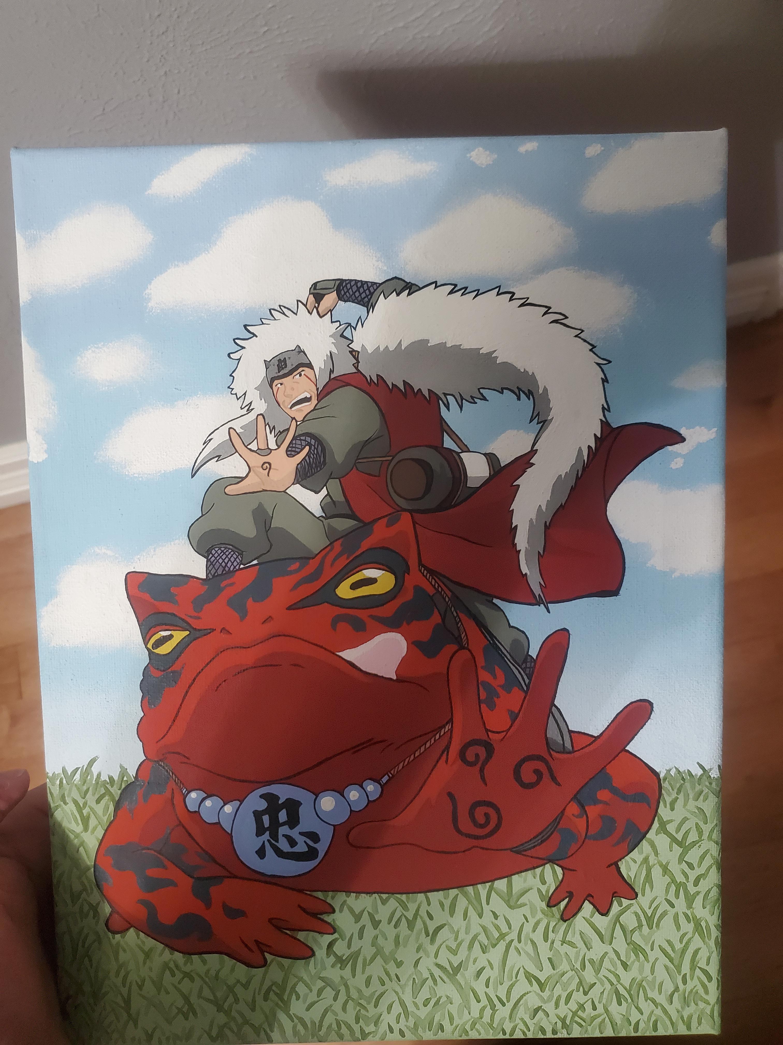 Sick painting my sis made for me r/Naruto