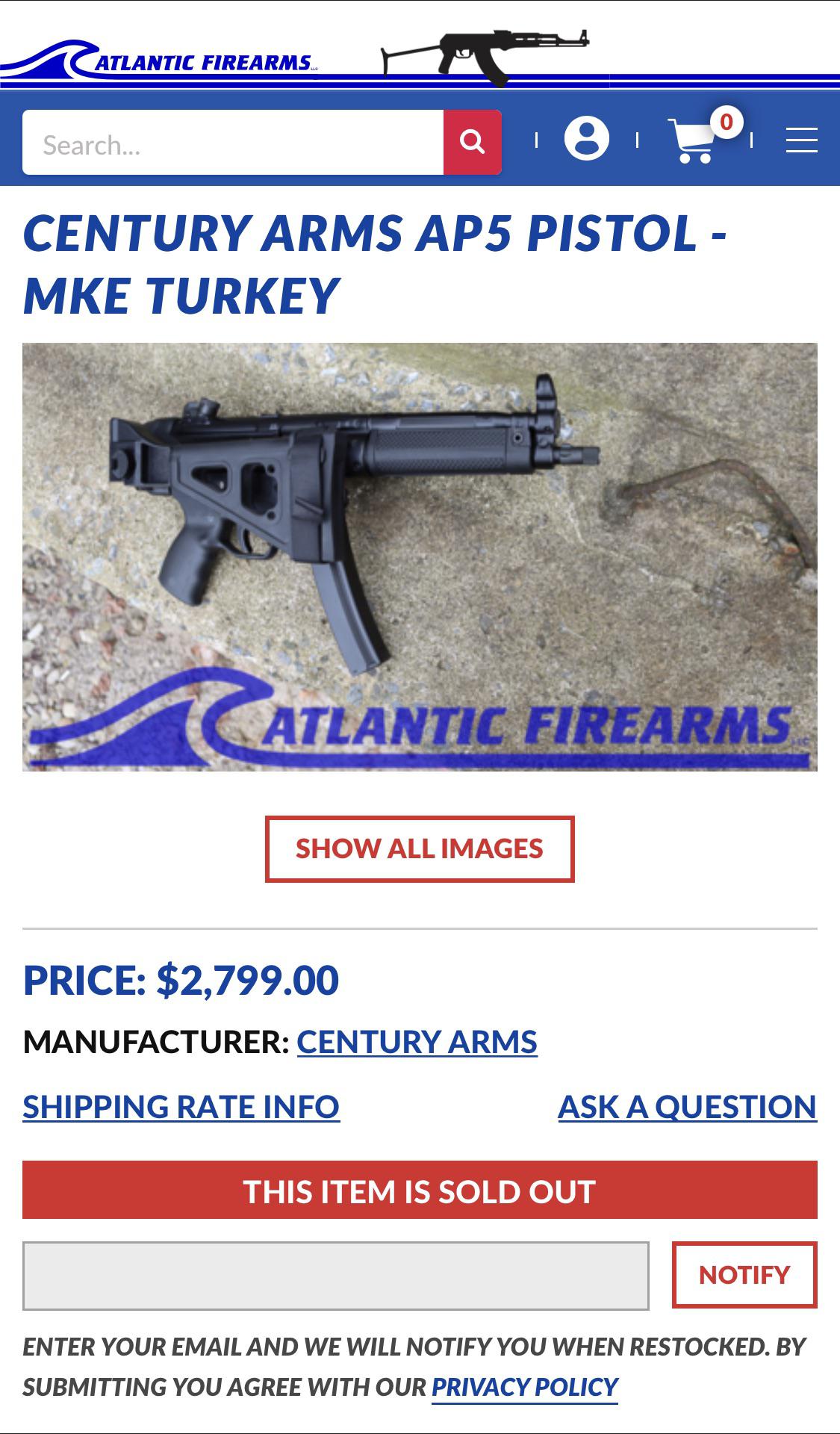 AP5 from Century Arms r/MP5