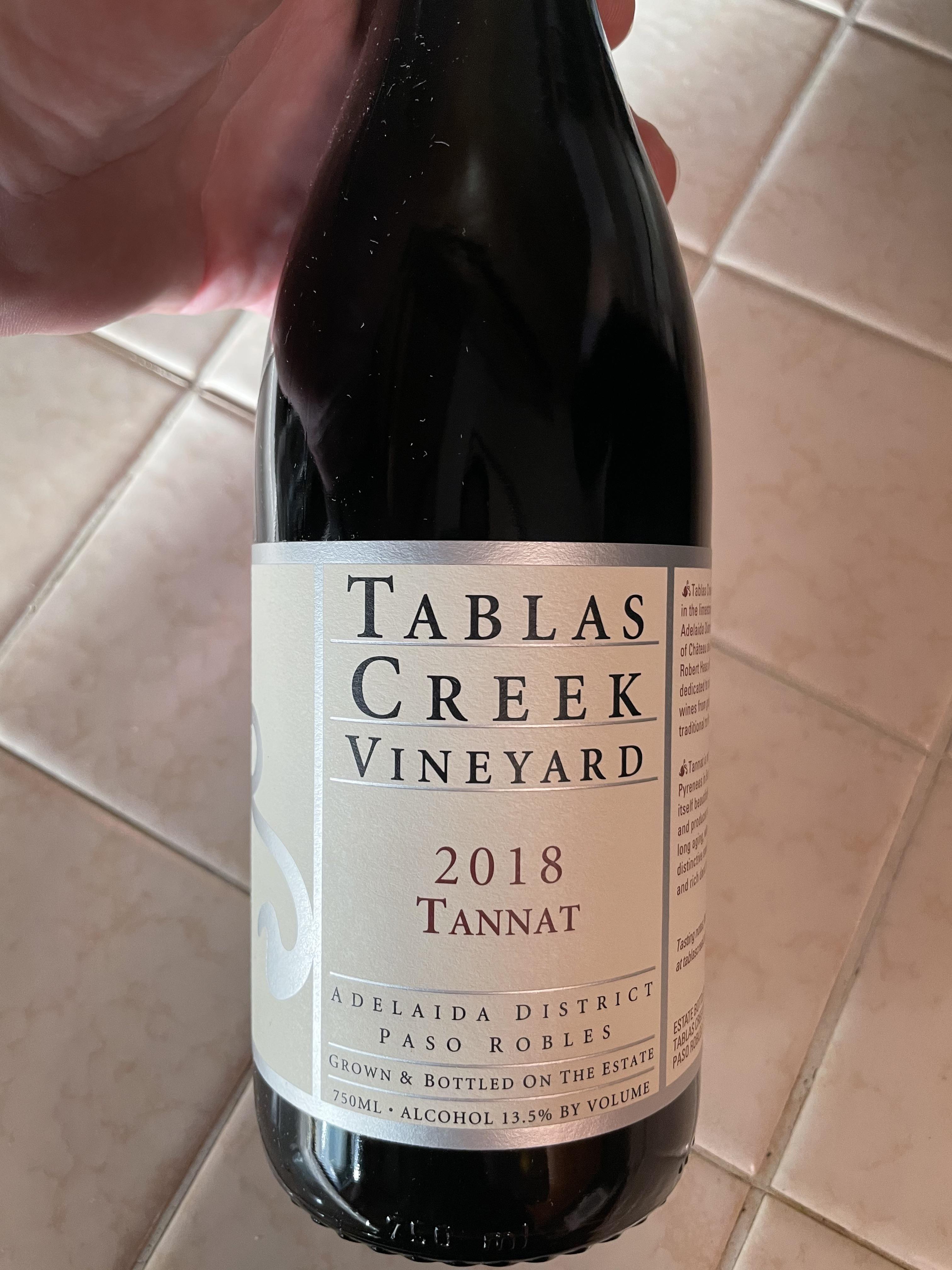 Ahhh a nice bottle of Tablas Creek Tannat! r/wine