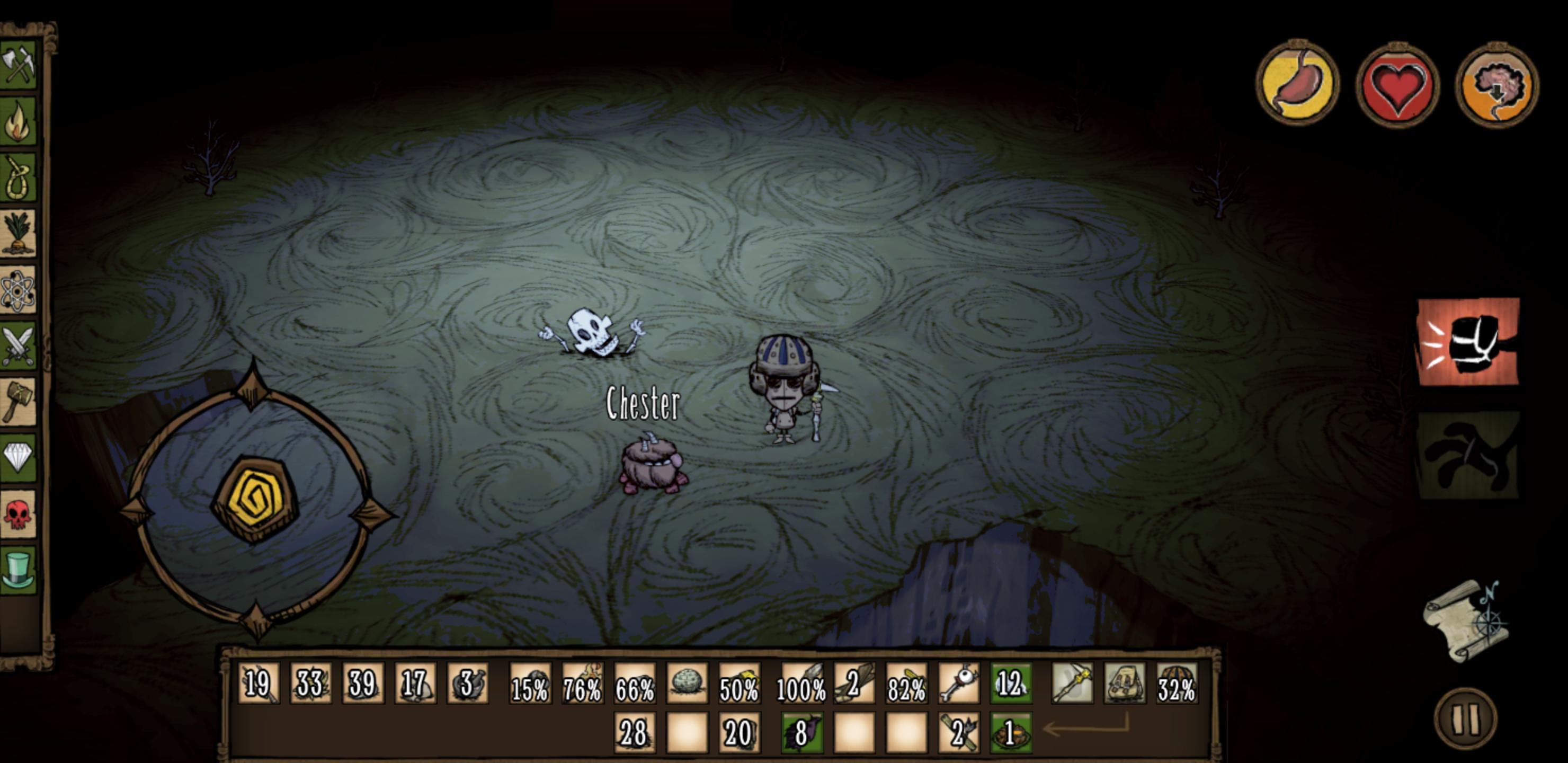 I thought chester can't follow in the caves? r/dontstarve