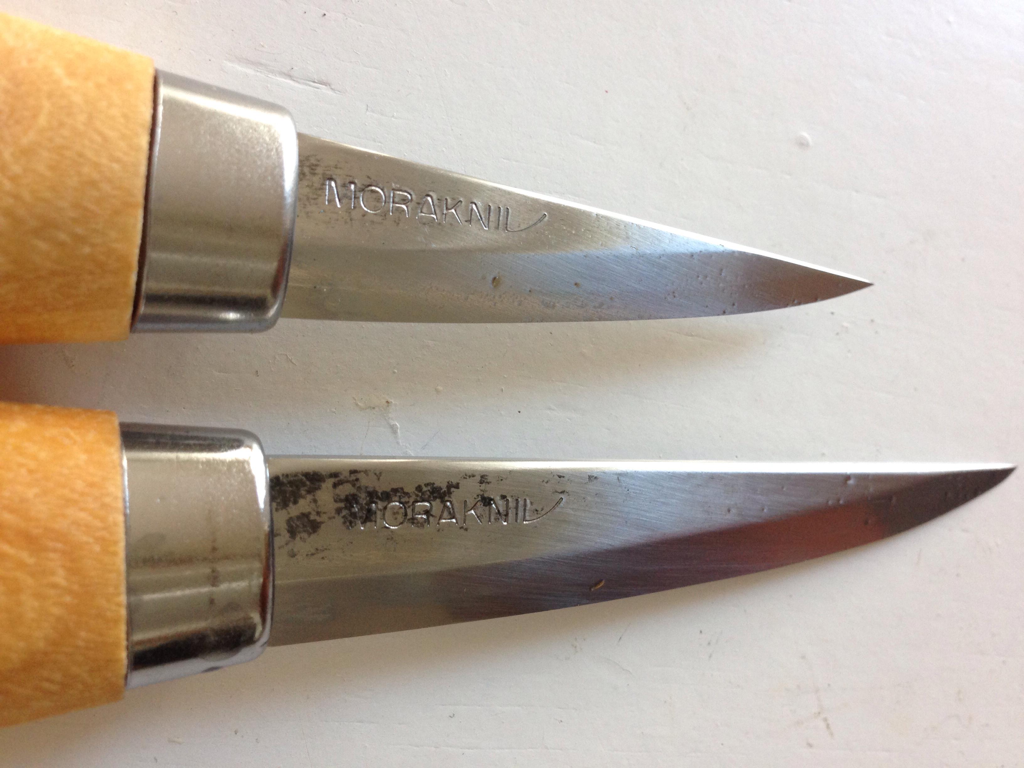 Bad luck with knives Woodcarving