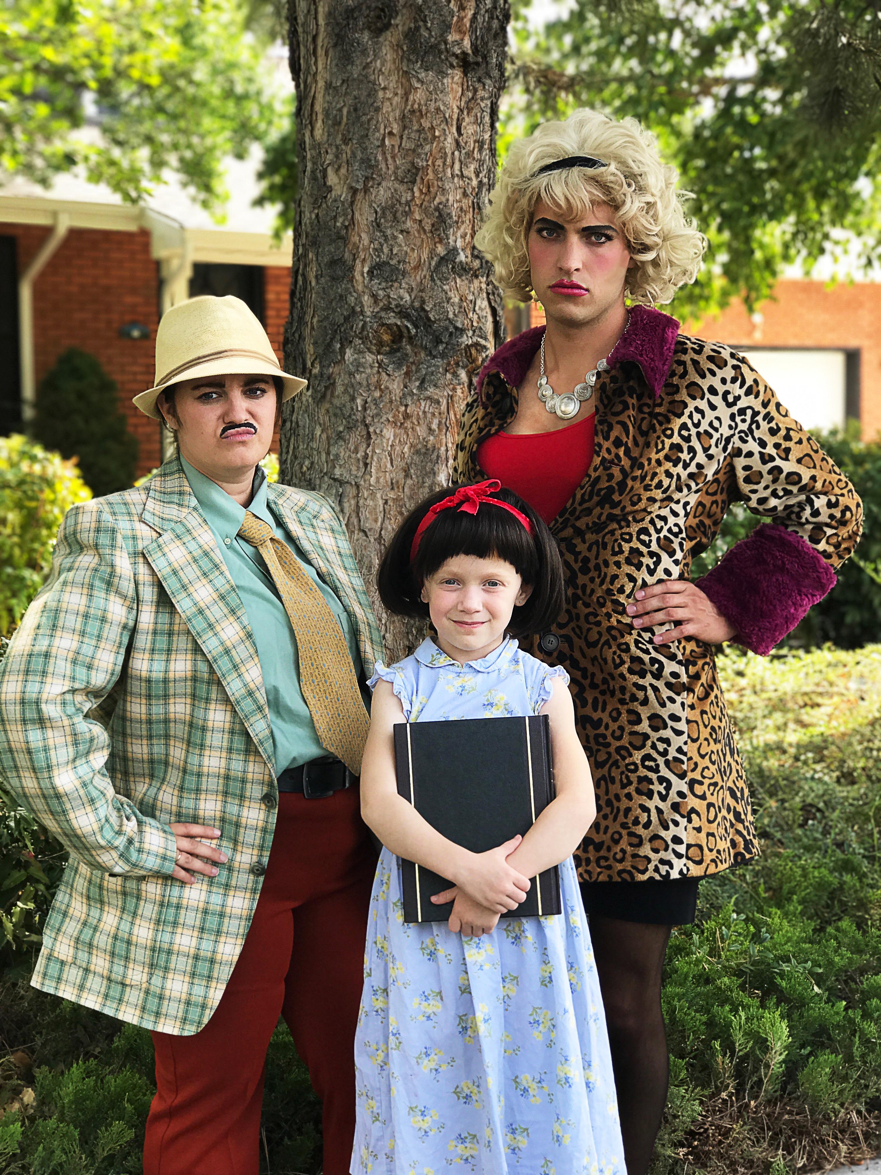 My niece is a good sport. Love, the Wormwoods pics