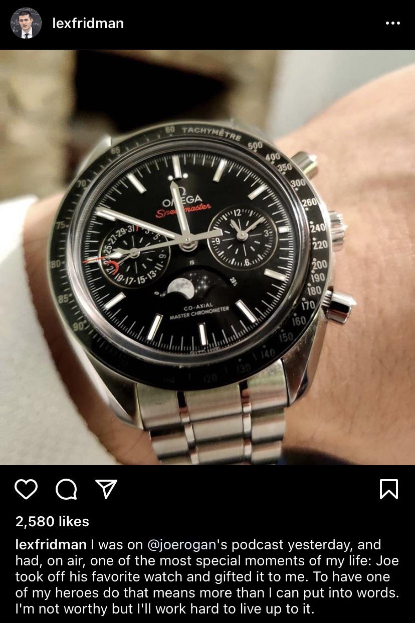 [Omega Speedmaster] CoAxial Moon Phase gifted by Joe