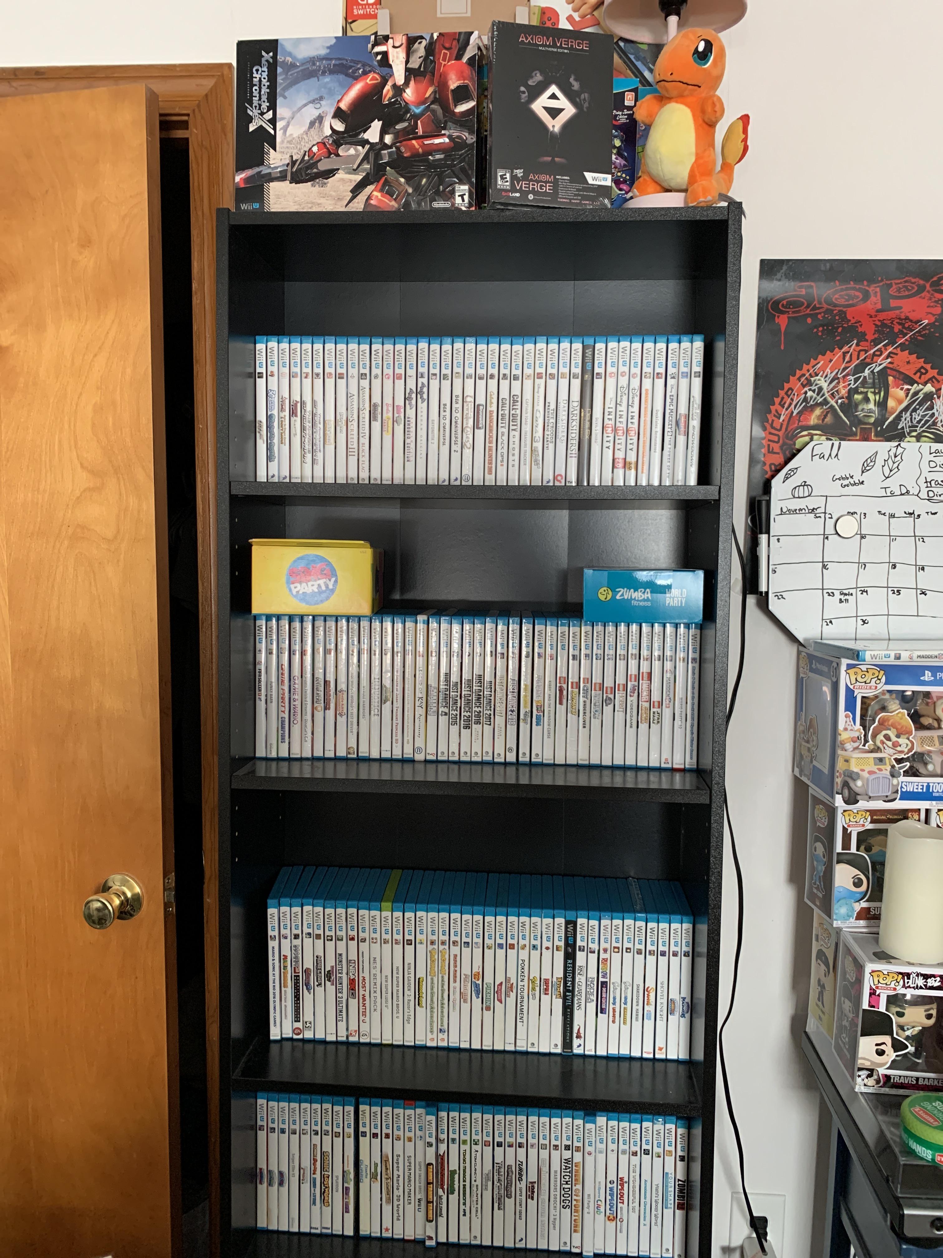 My near complete Wii U collection. Only need 12 more for standard NA