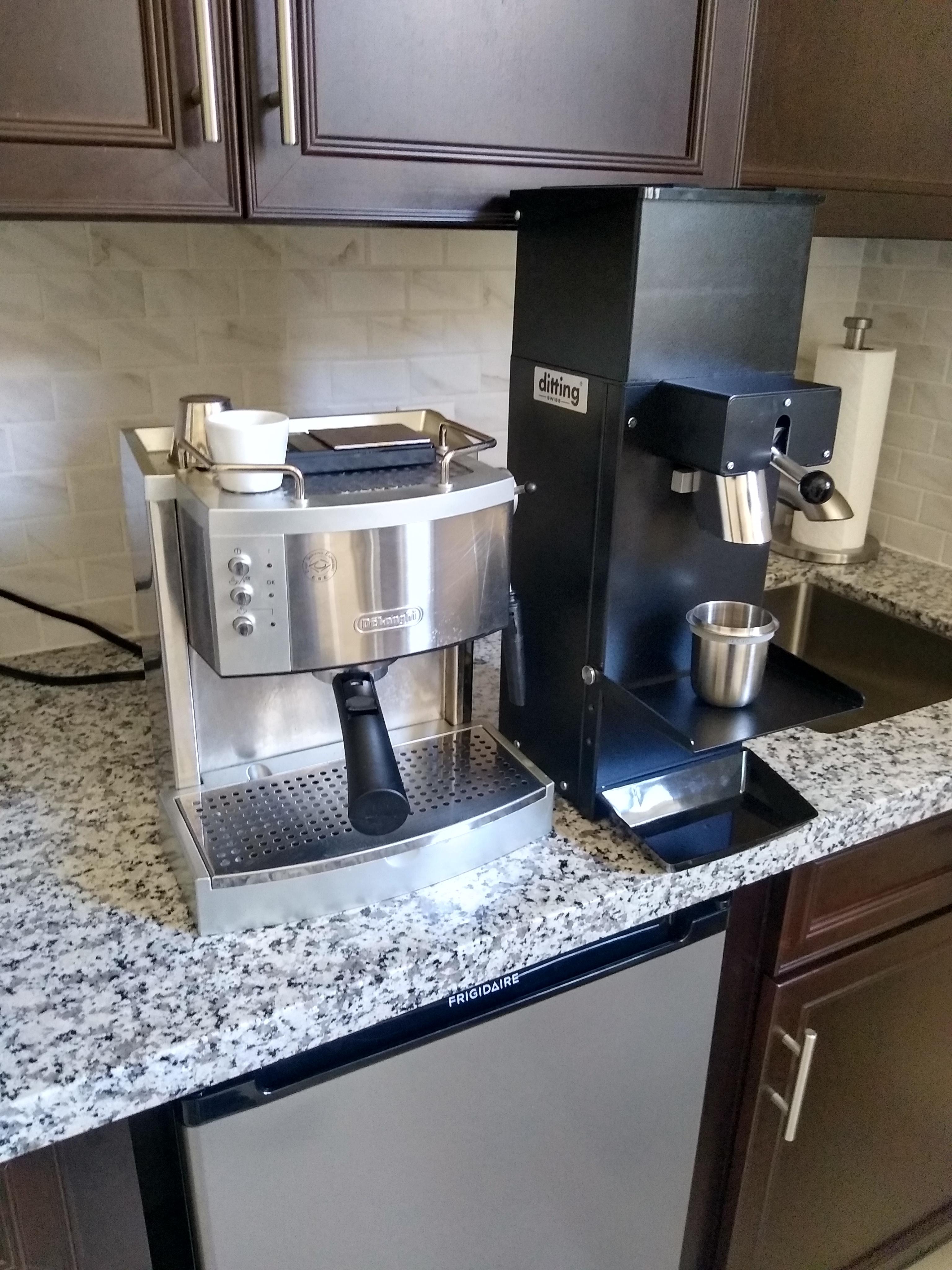 You're supposed to spend more on your grinder right? r/espresso