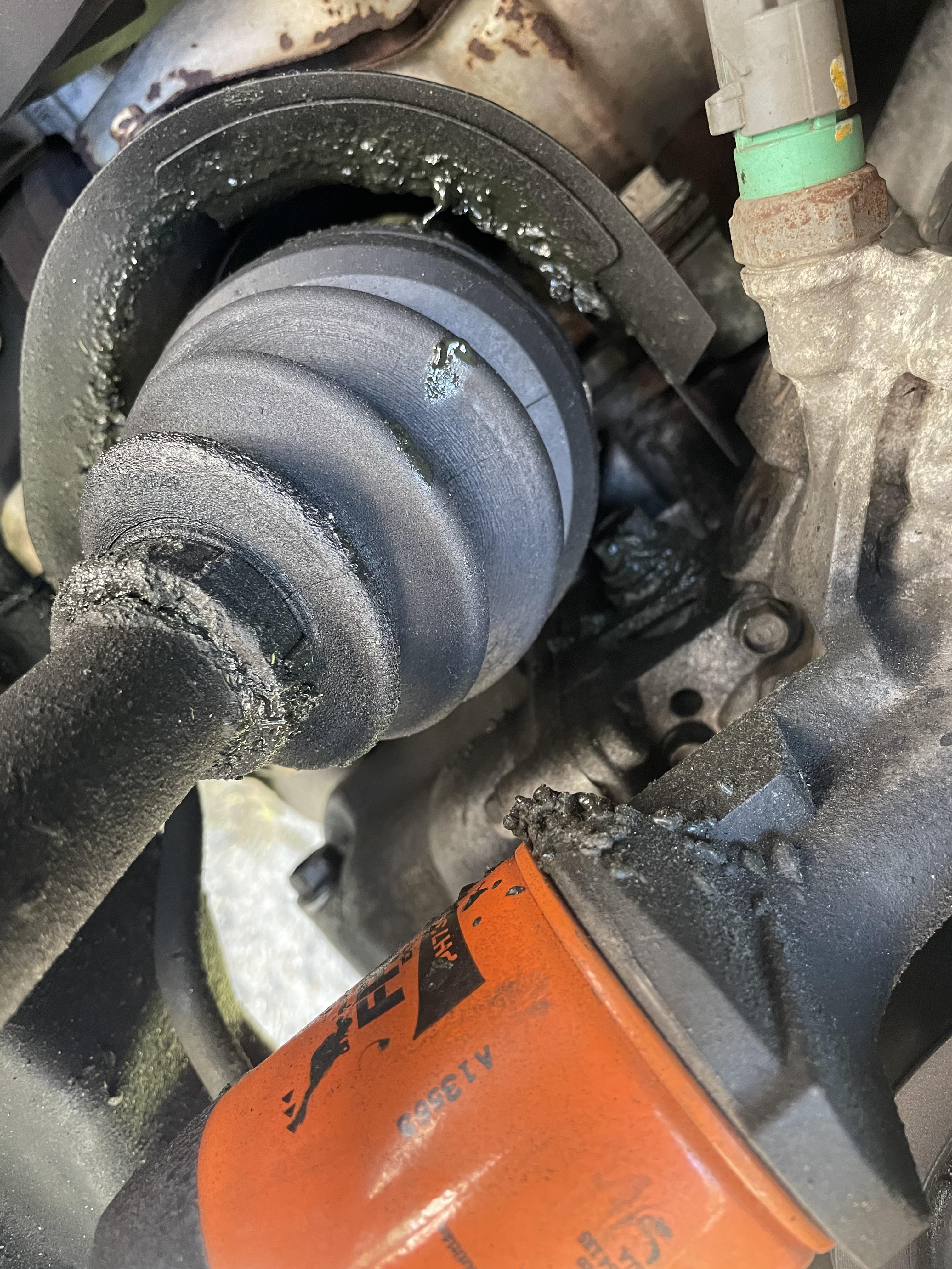 Came across this when replacing my rotors. Should’ve taken the boot off