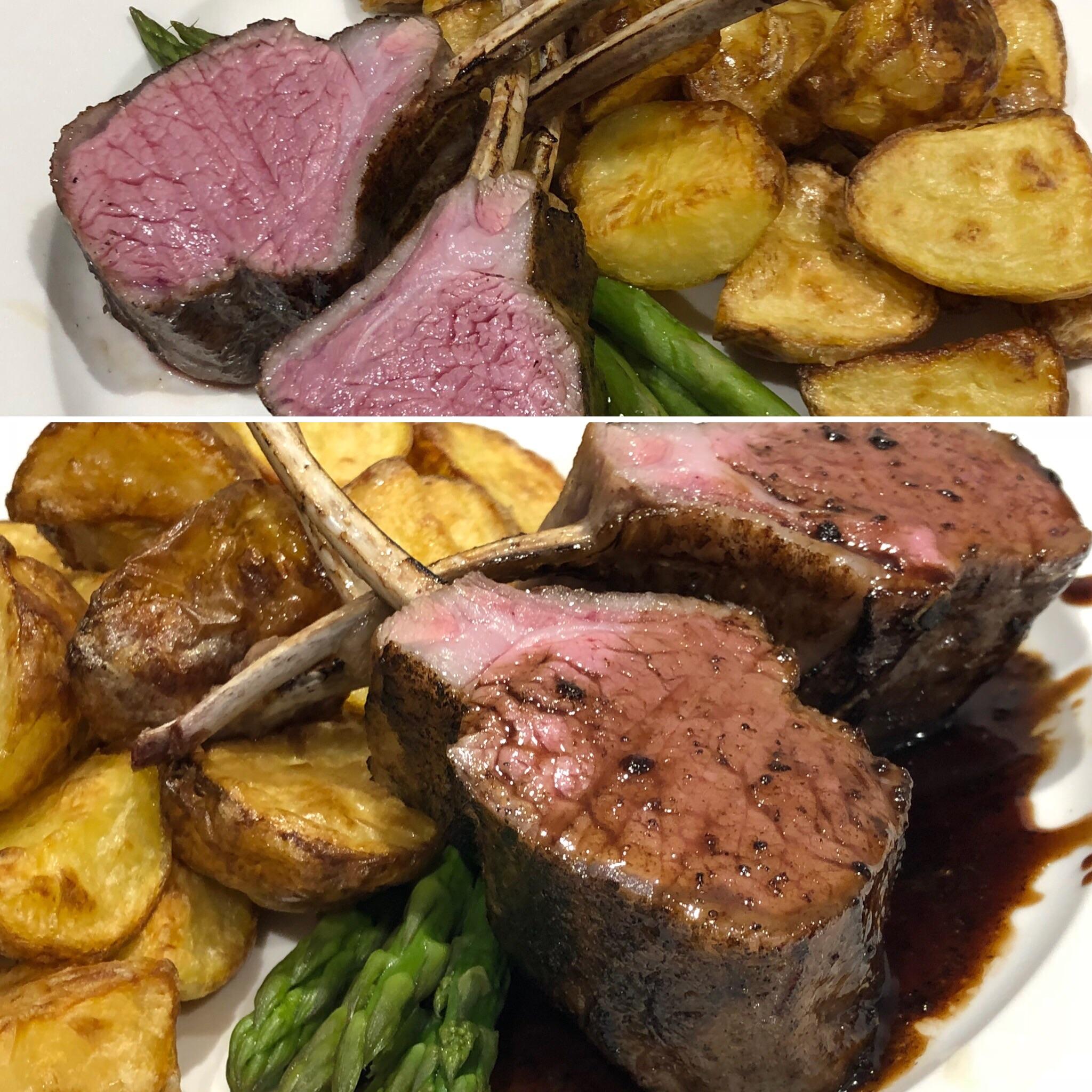 [OC] Rack of lamb served with a balsamic glaze [2048x2048] r/FoodPorn