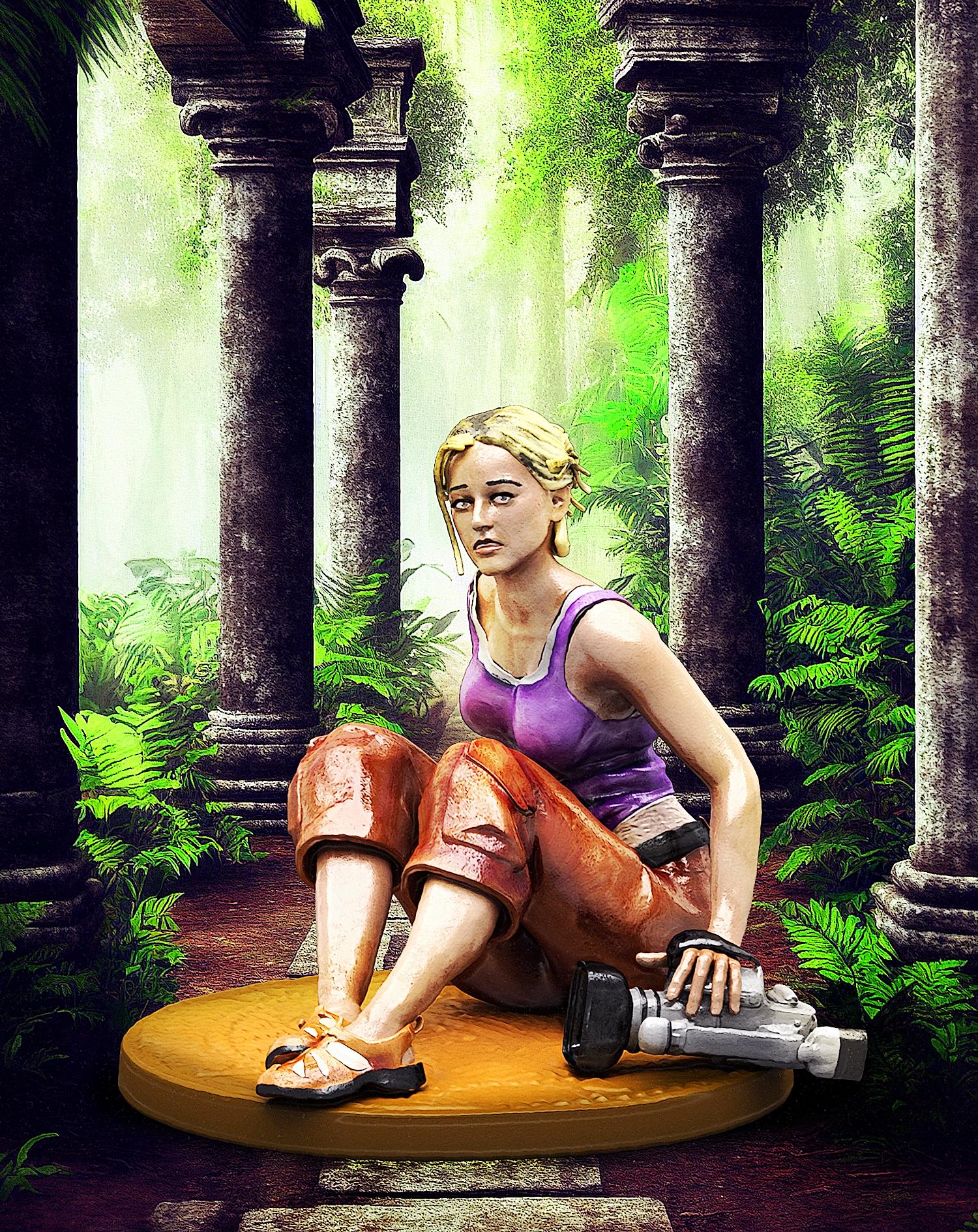 Custom statue Elena Fisher (Uncharted 1), by Me r/uncharted