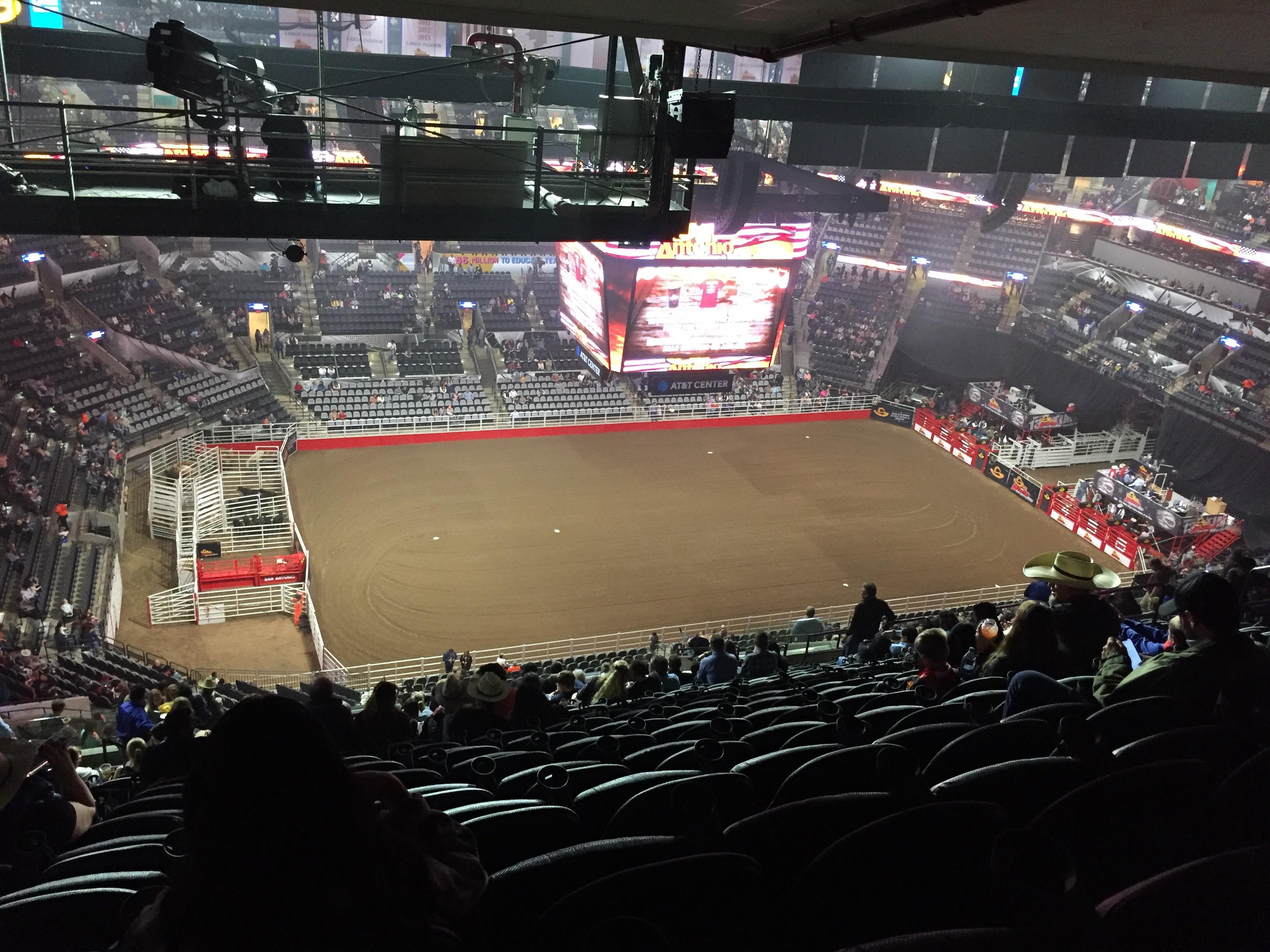 WAYYYYY in the back of AT&T stadium but very excited for my first rodeo