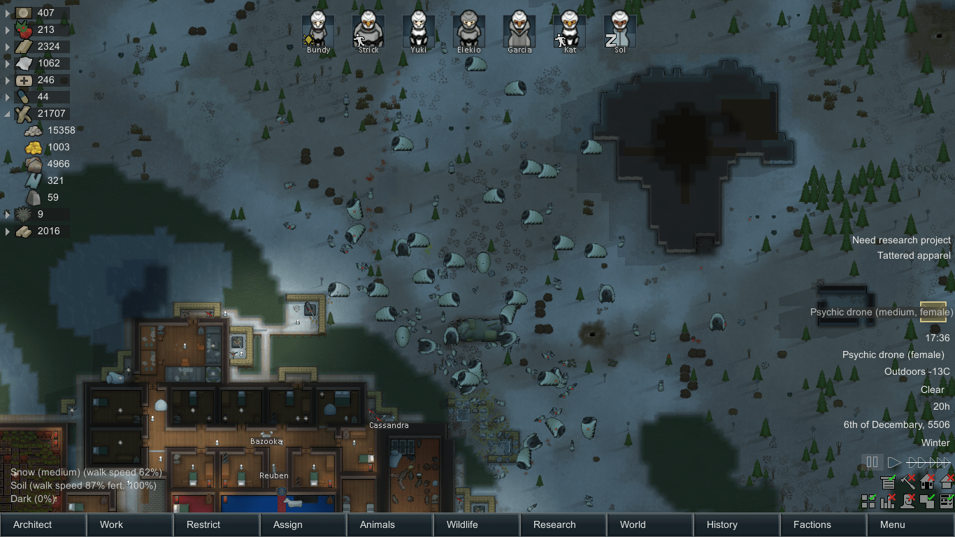 Okay, I admit my game may be a bit corrupted RimWorld