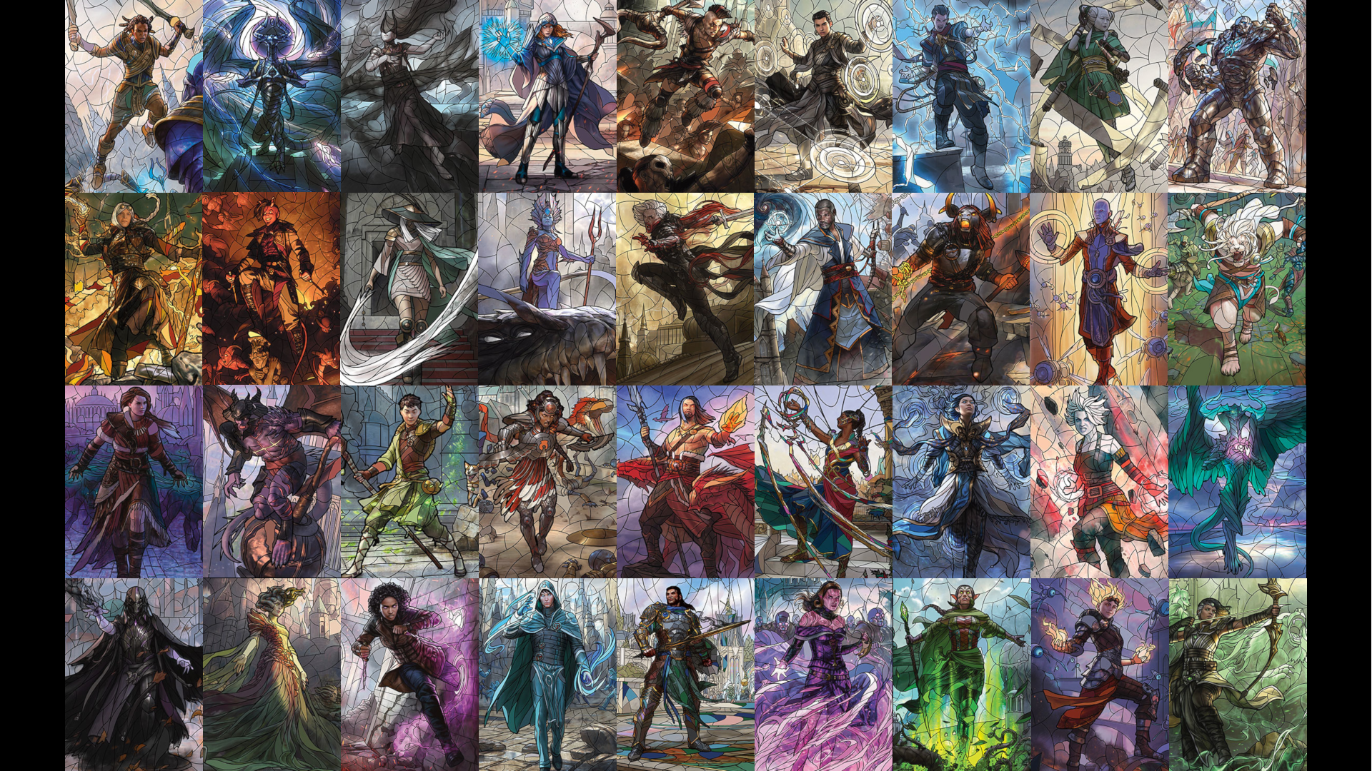 StainedGlass Planeswalker Wallpaper 1920x1080 r/magicTCG