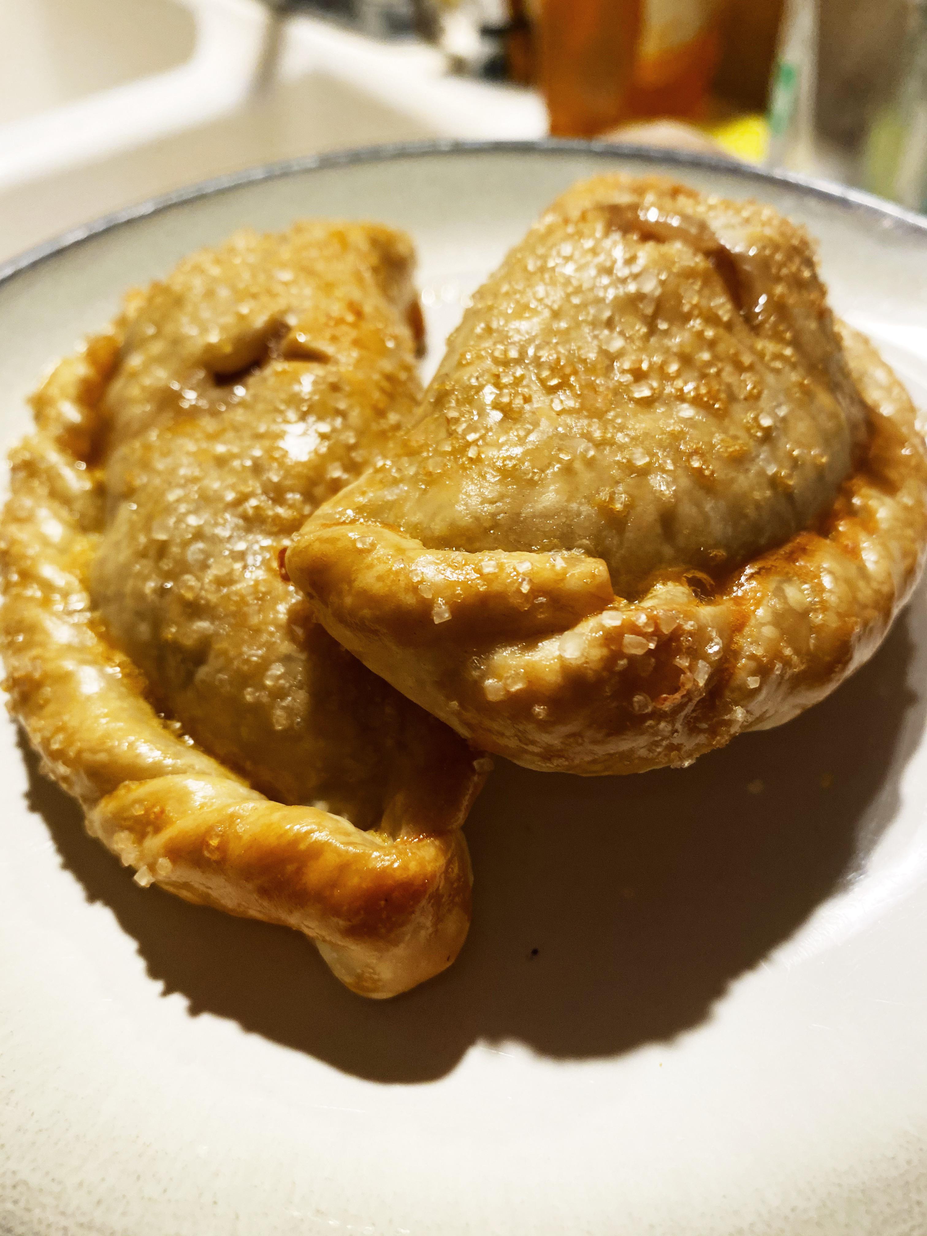 [homemade] caramel apple empanada r/food
