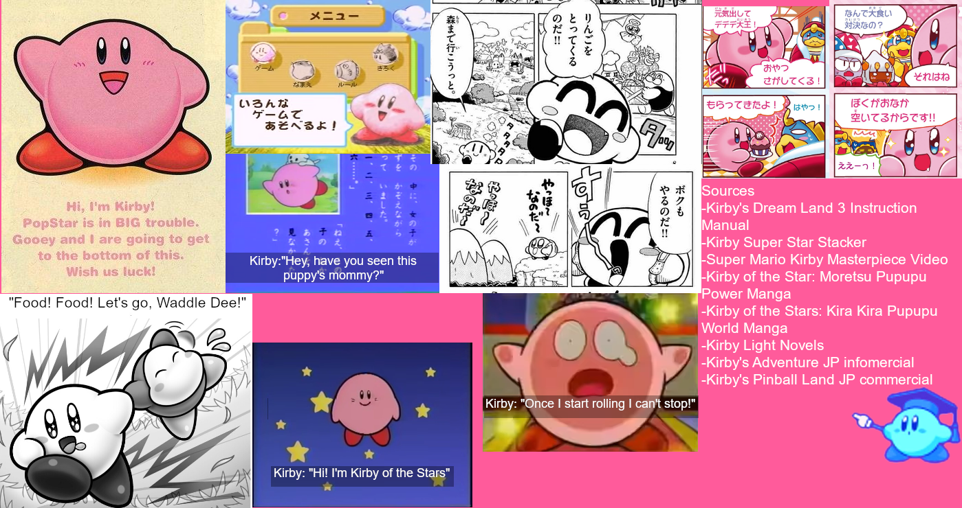 This image scares people who think Kirby only says Poyo r/Kirby