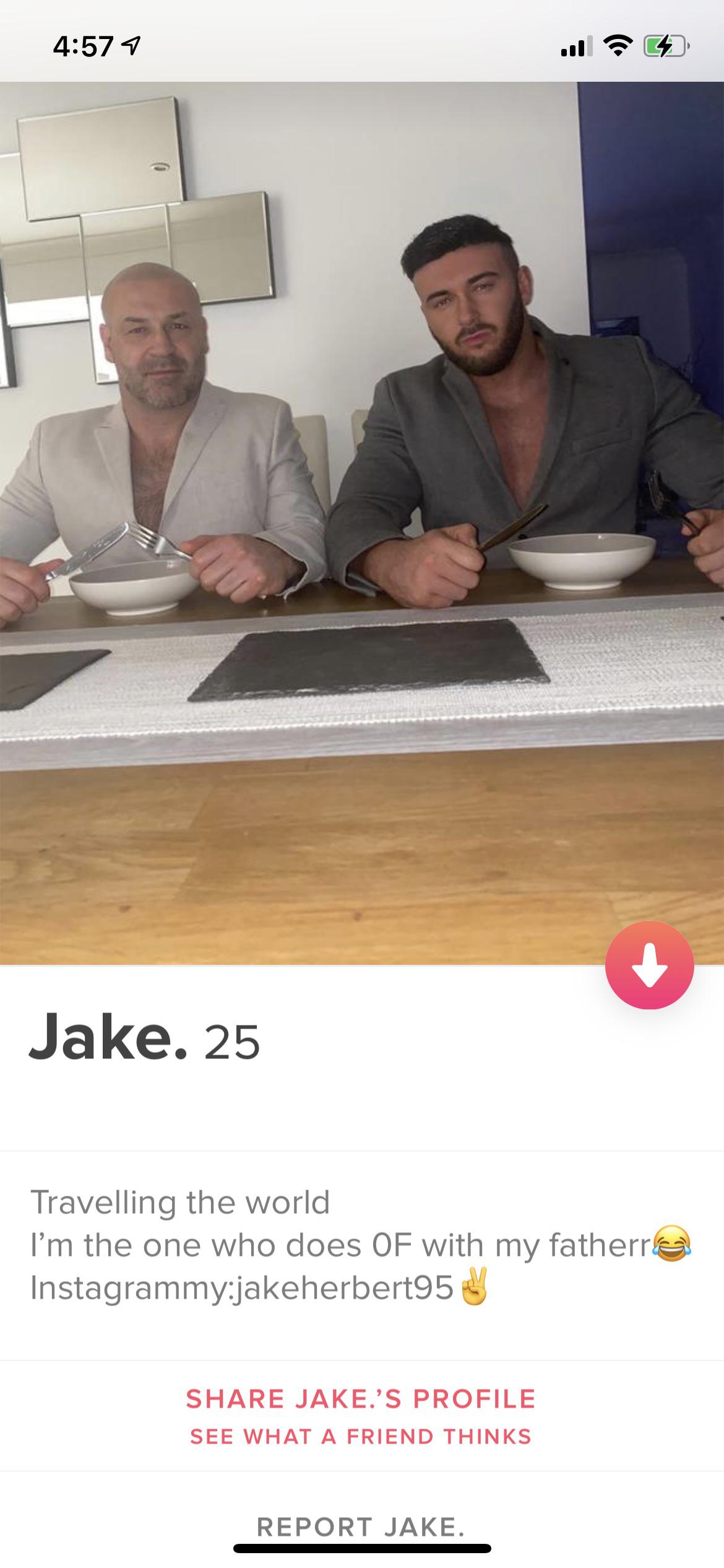 He does only fans with whom?! Tinder