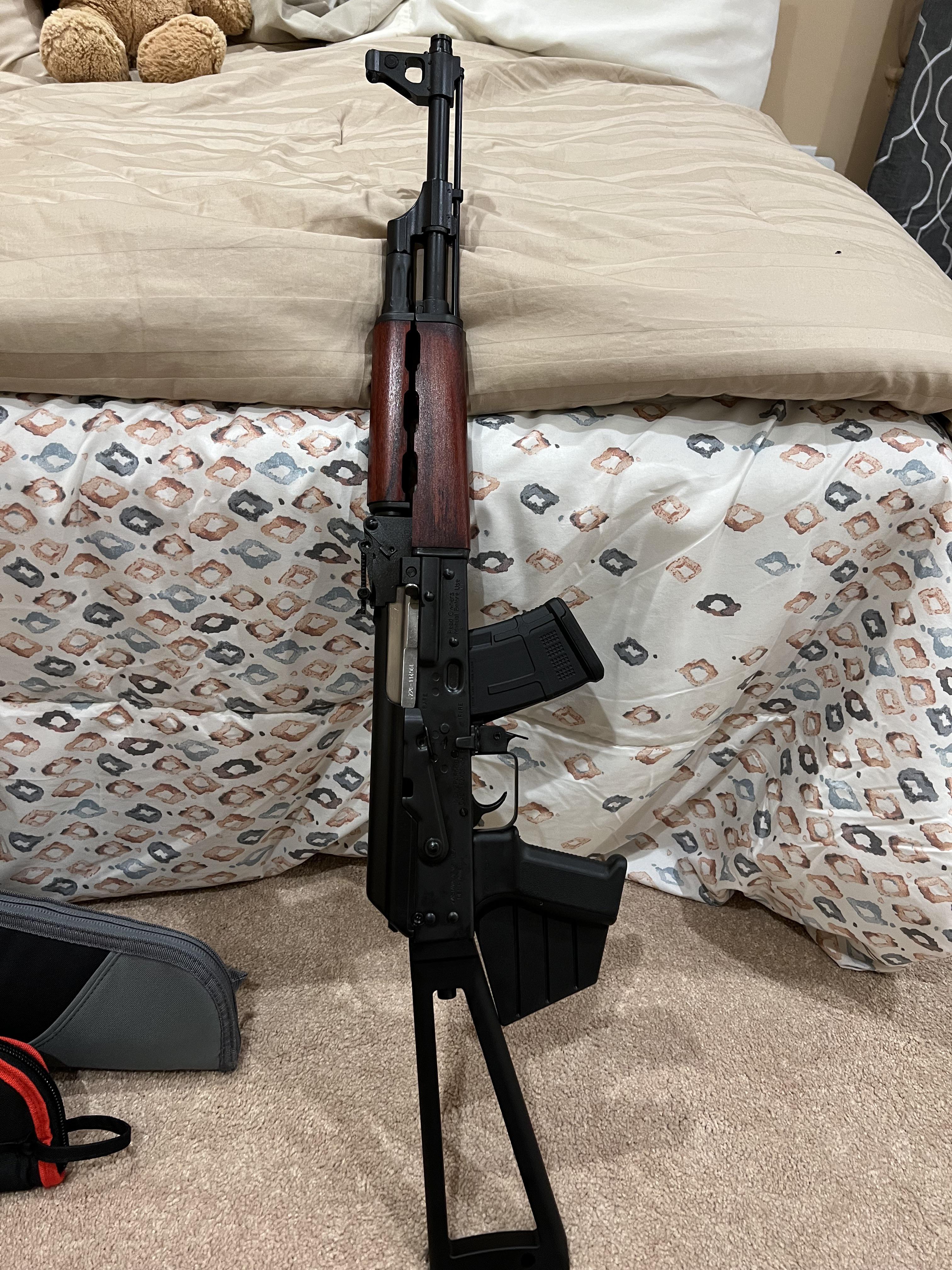 Will the akhammr thumb grip and battle fin fit on a Serbian red zpap m70 with the triangle stock