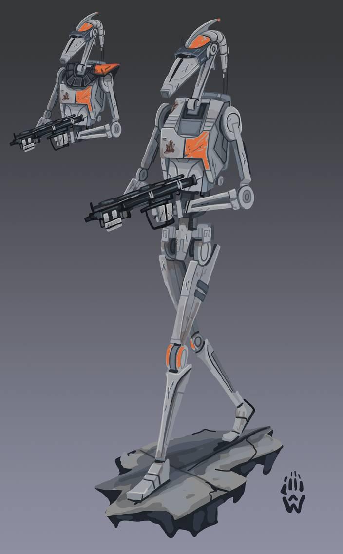 A picture of Droid Commander Cody. Show me Star wars EU where the