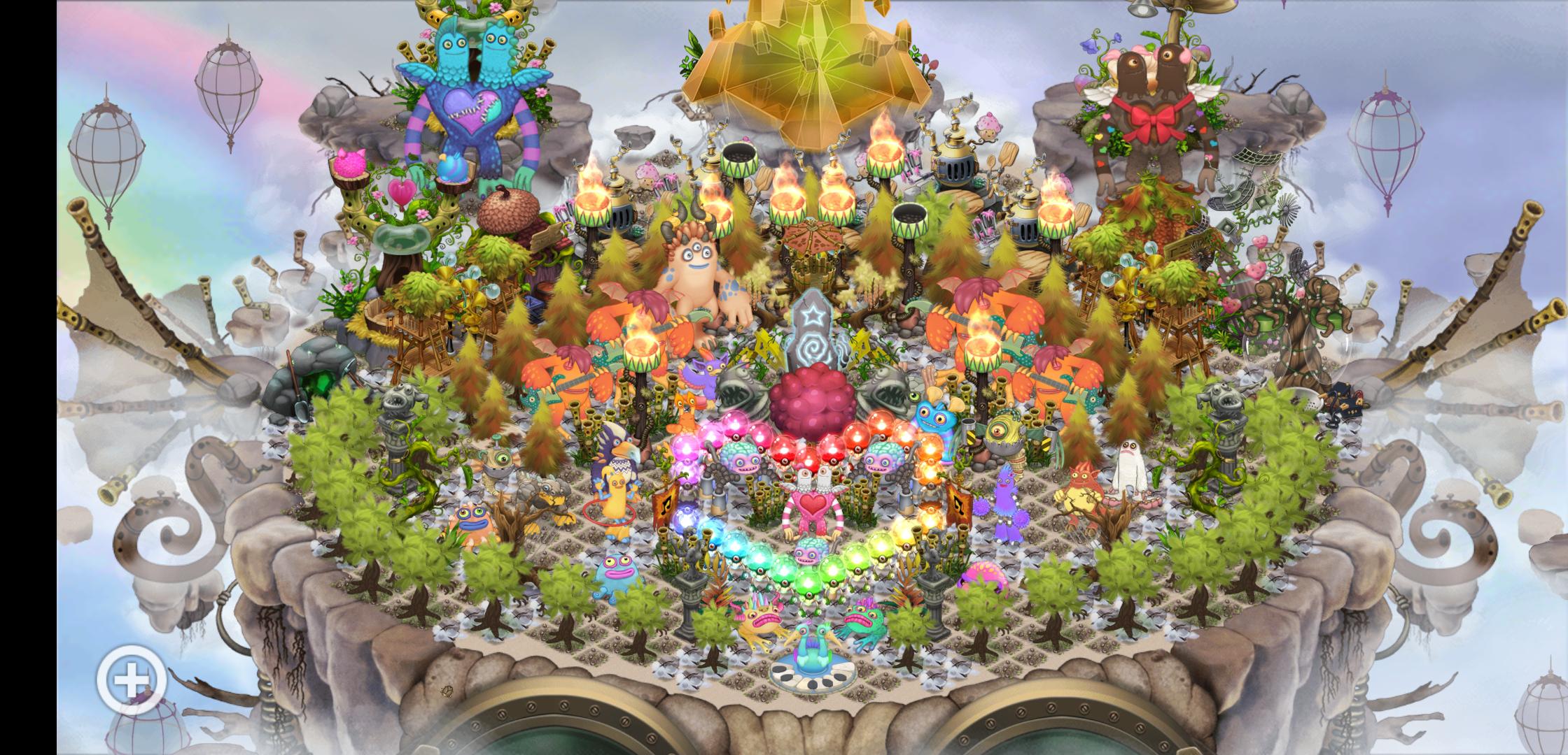 Update on my air island design ) what do you guys think? r/MySingingMonsters