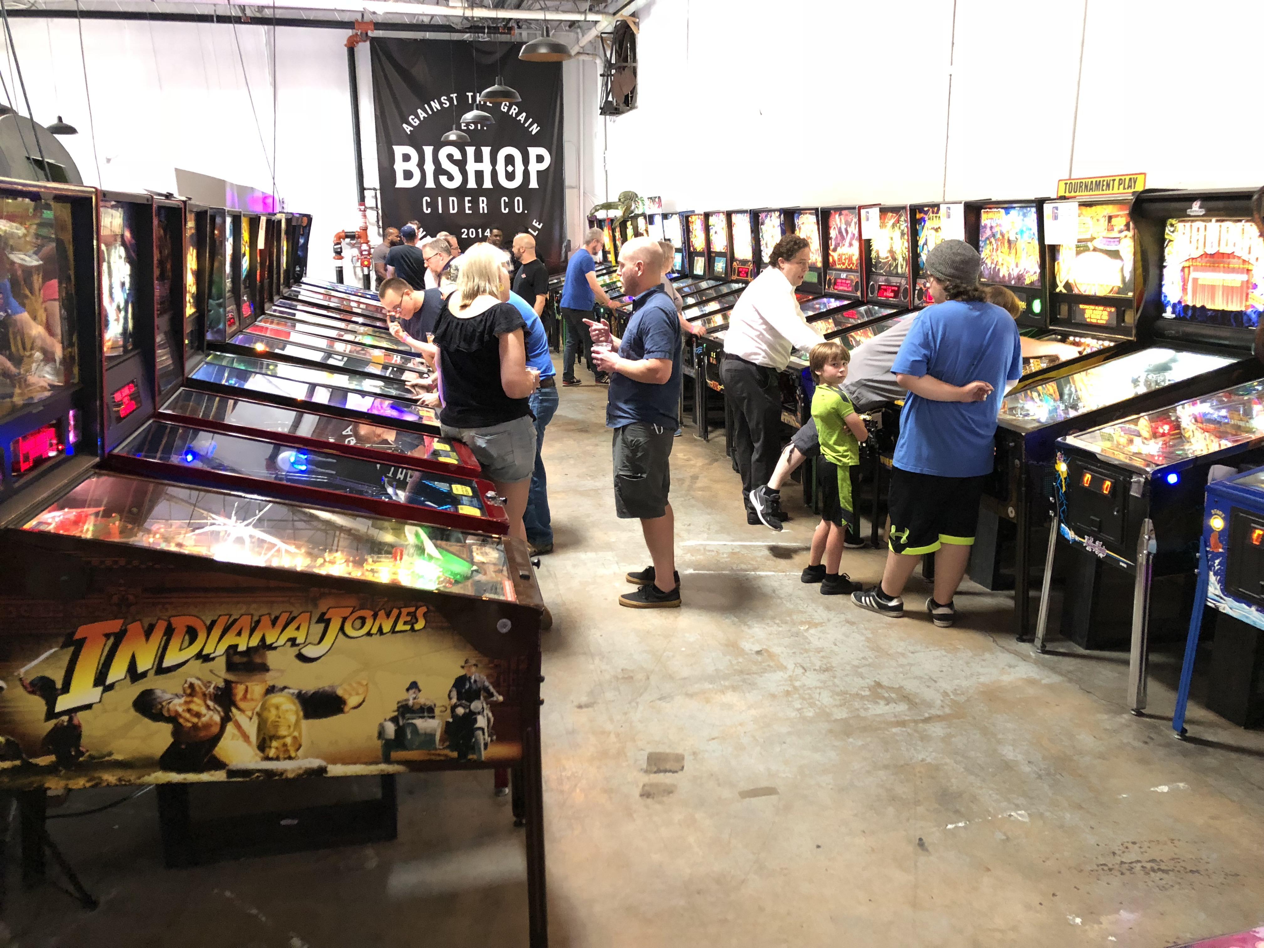 Cidercade in Dallas now has more than 40 machines on free play