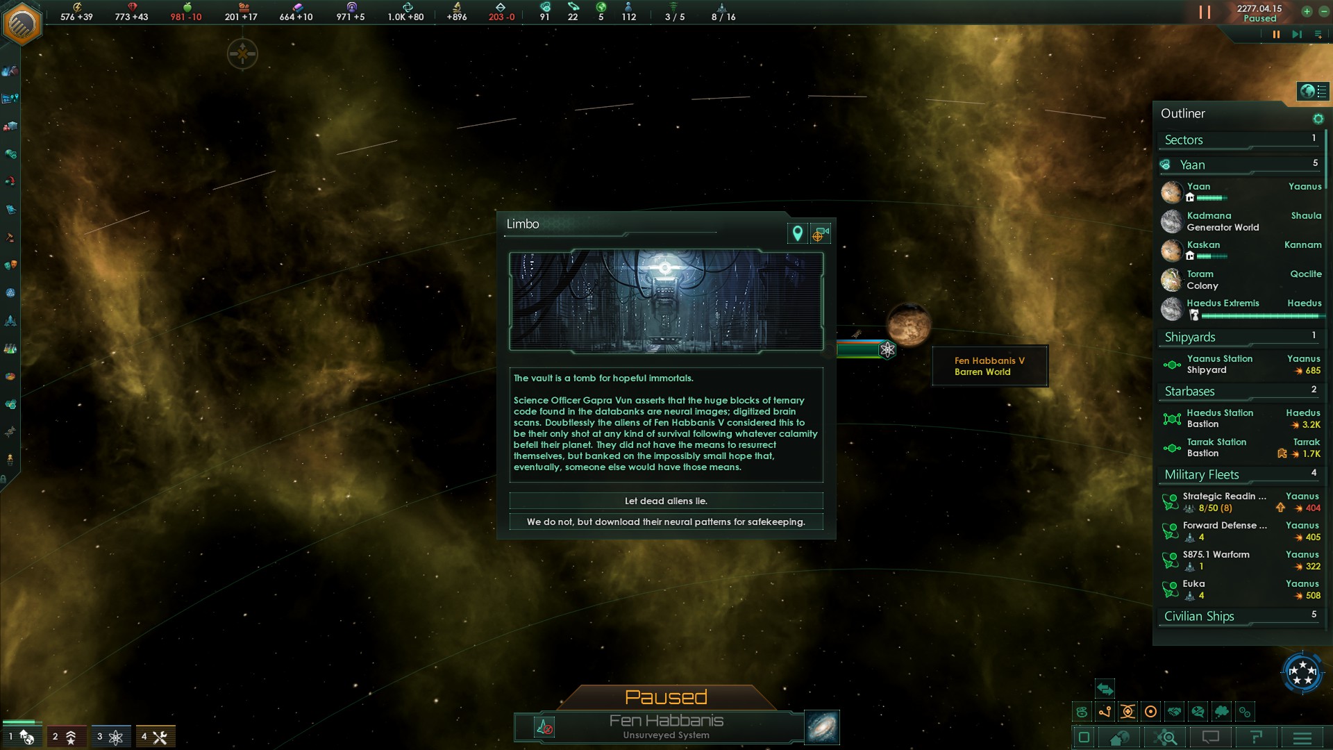The First League lives! Stellaris