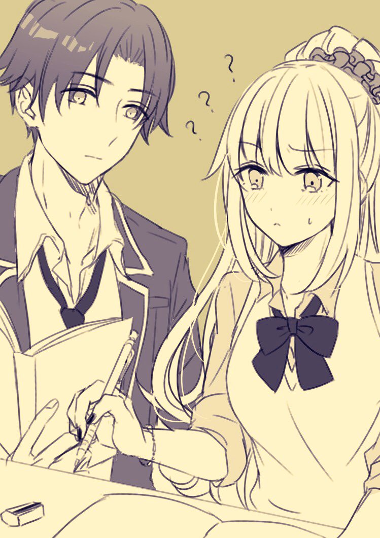 Kiyotaka and Kei studying together r/ClassroomOfTheElite