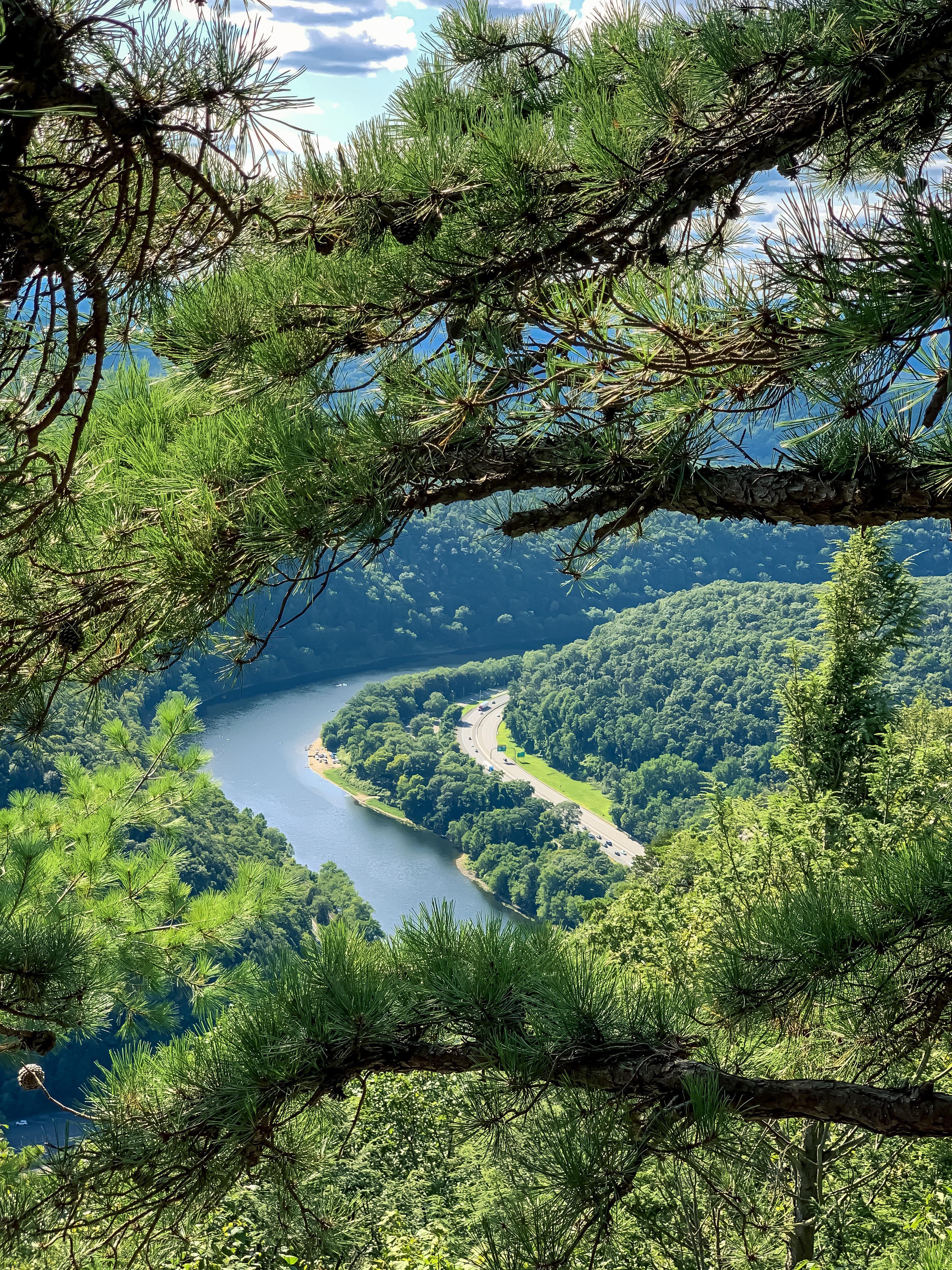 Completed hiking the red dot trail in Mount Tammany, PA r/hiking