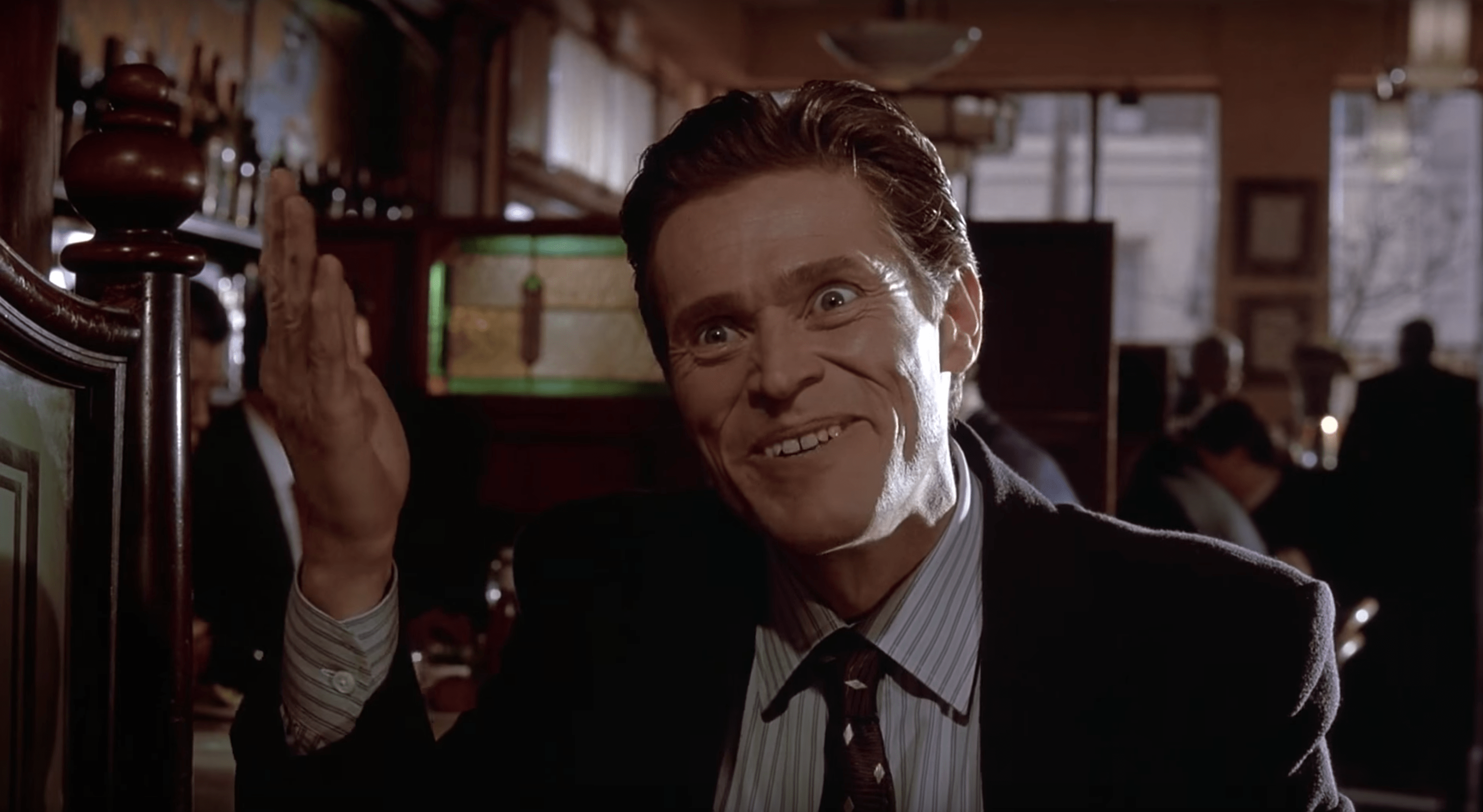 Norman Osborn interviews Bruce Wayne. "What can you tell me about TASM? I'm at a loss...he was