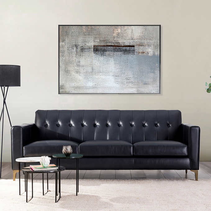 Where can I find a similar leather sofa in tan/camel/brown? Found