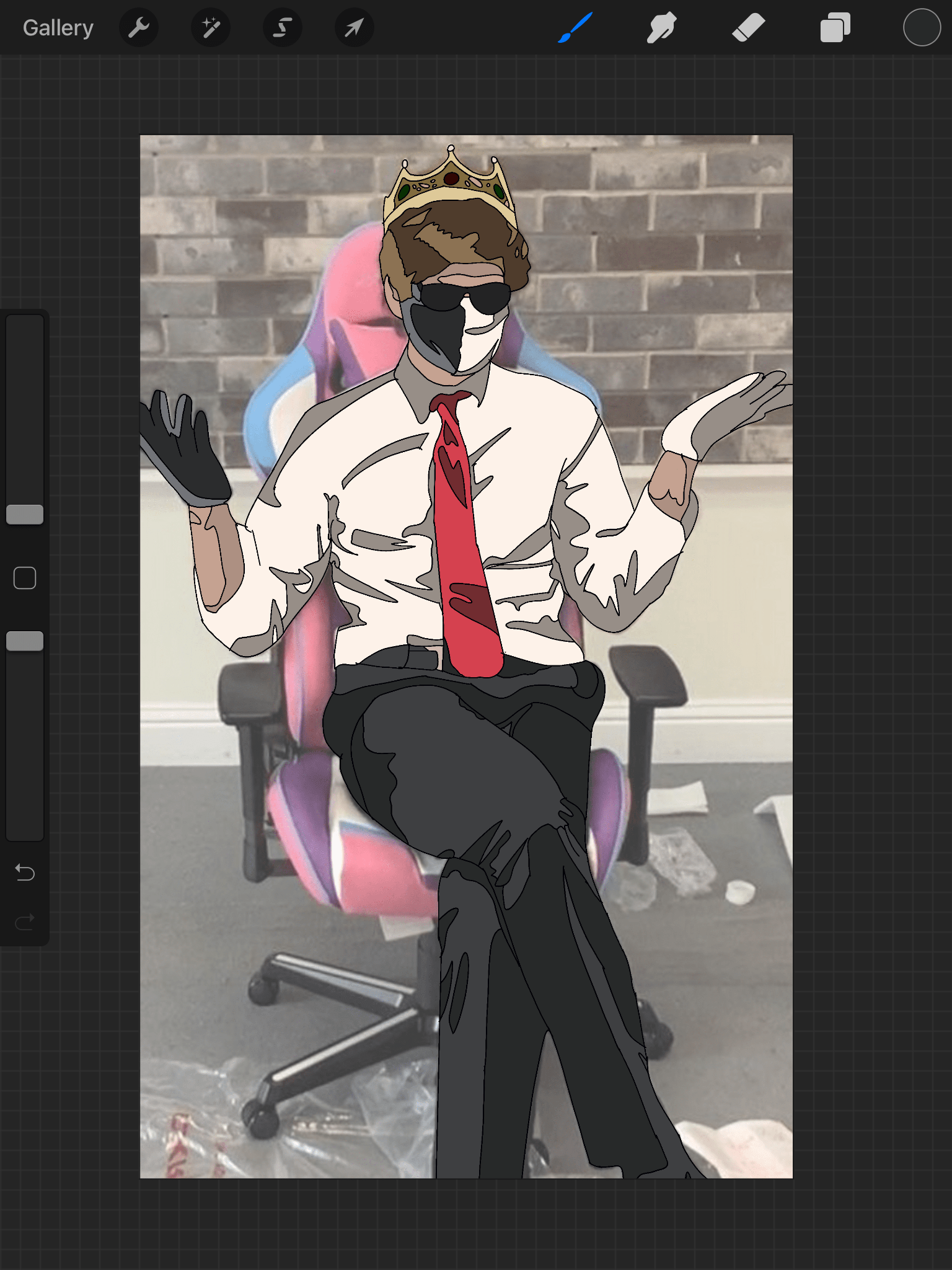 My recreation of Ranboo on a chair (pog?) r/Ranboo