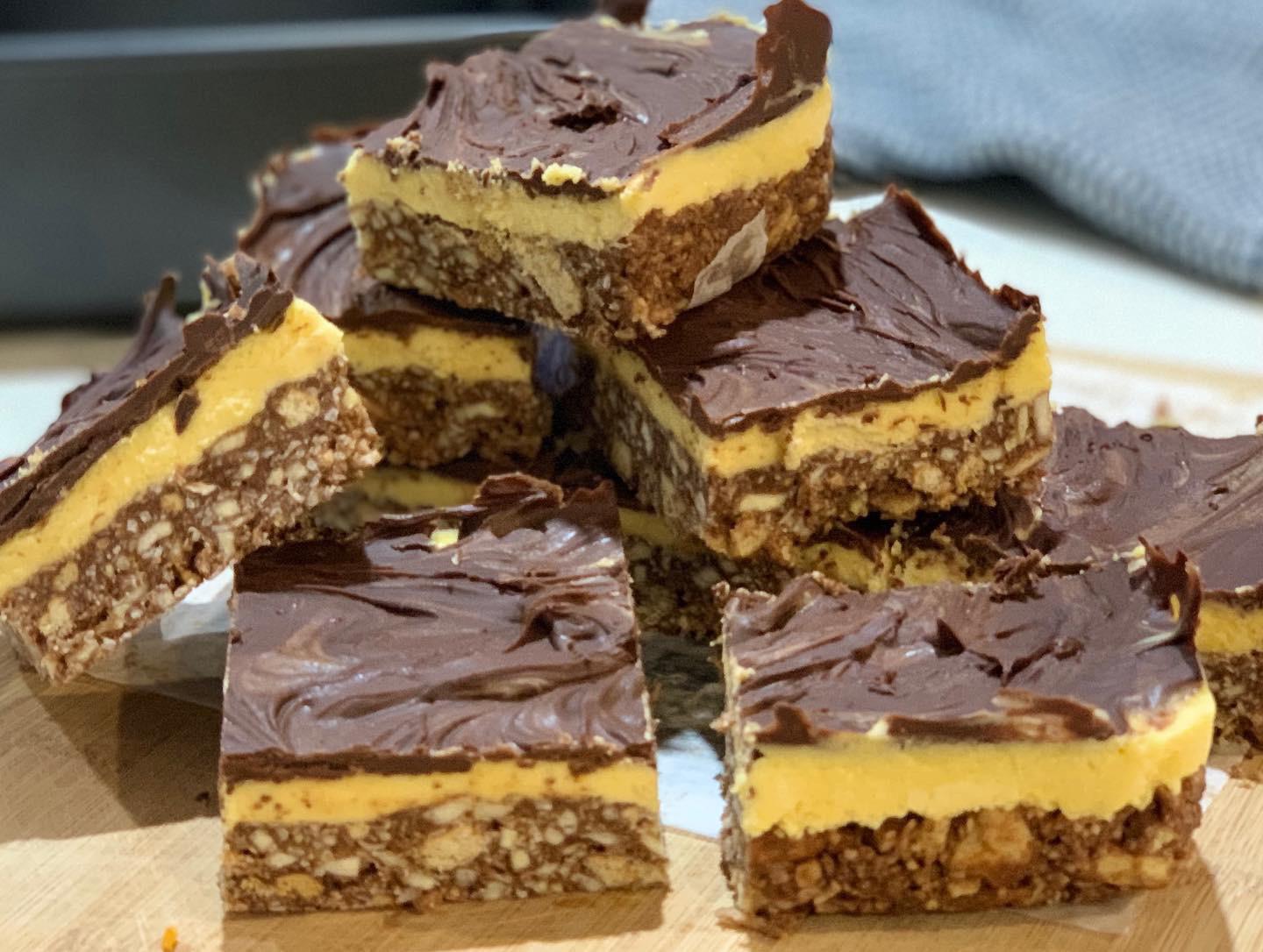 [homemade] Nanaimo bars r/food