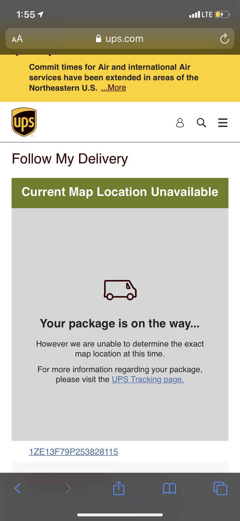 Ups Saturday Delivery Map