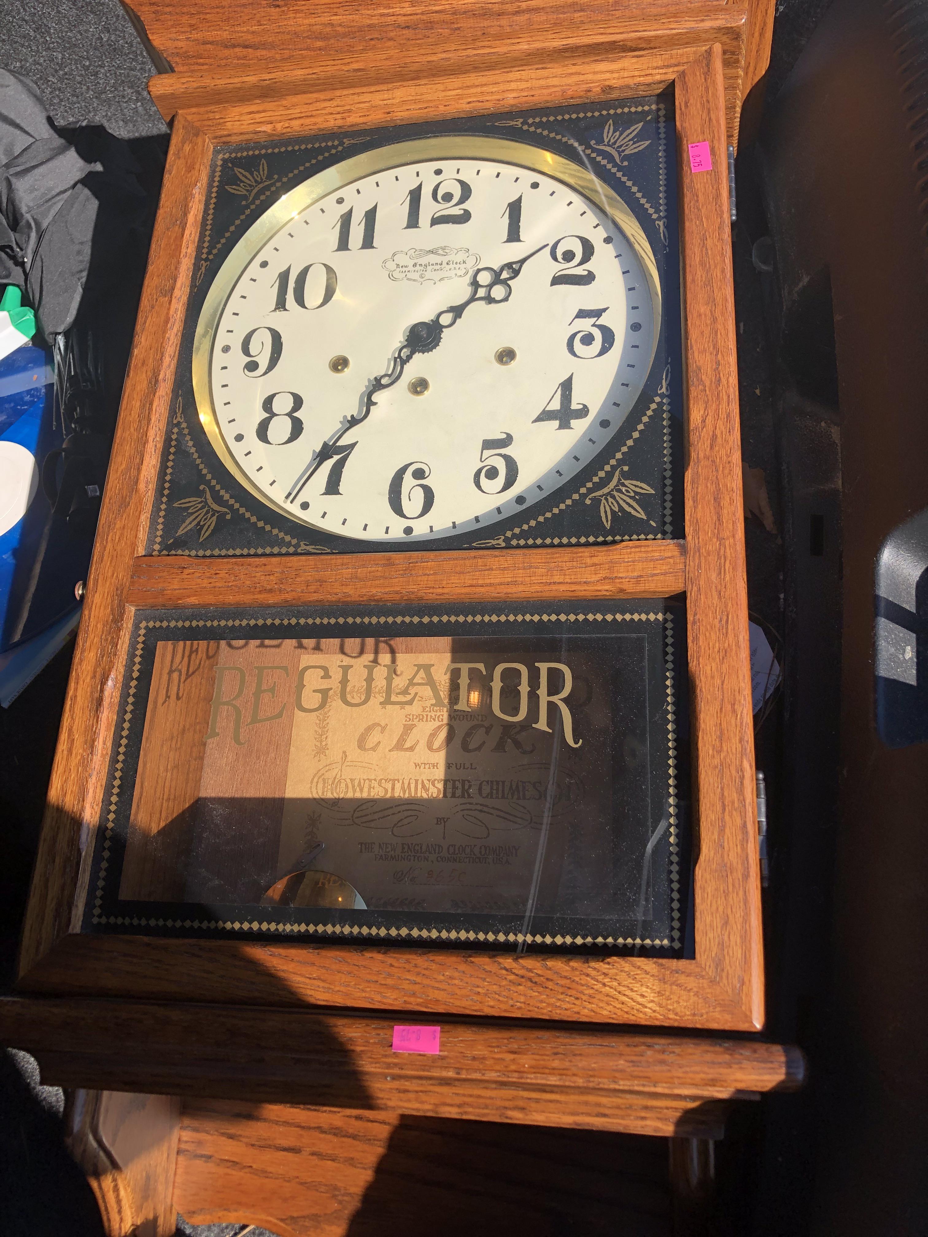 Need help identifying, any idea what it's worth? r/clocks