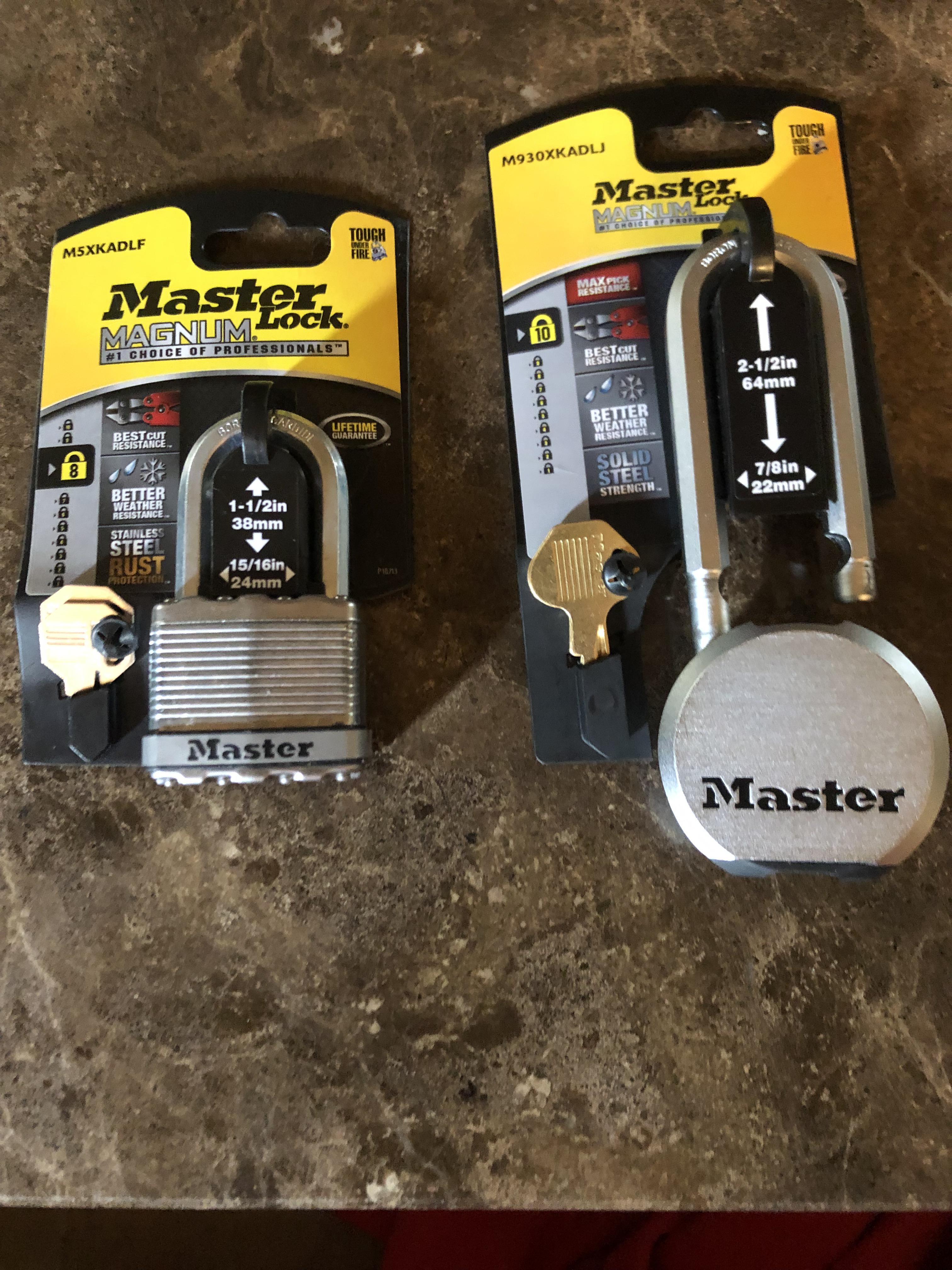 Any tips to help me pick the master lock on the left ? I can get the