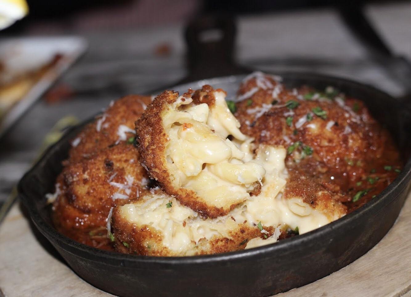 [I Ate] Mac n’ Cheese Bites with Aged White Cheddar r/food