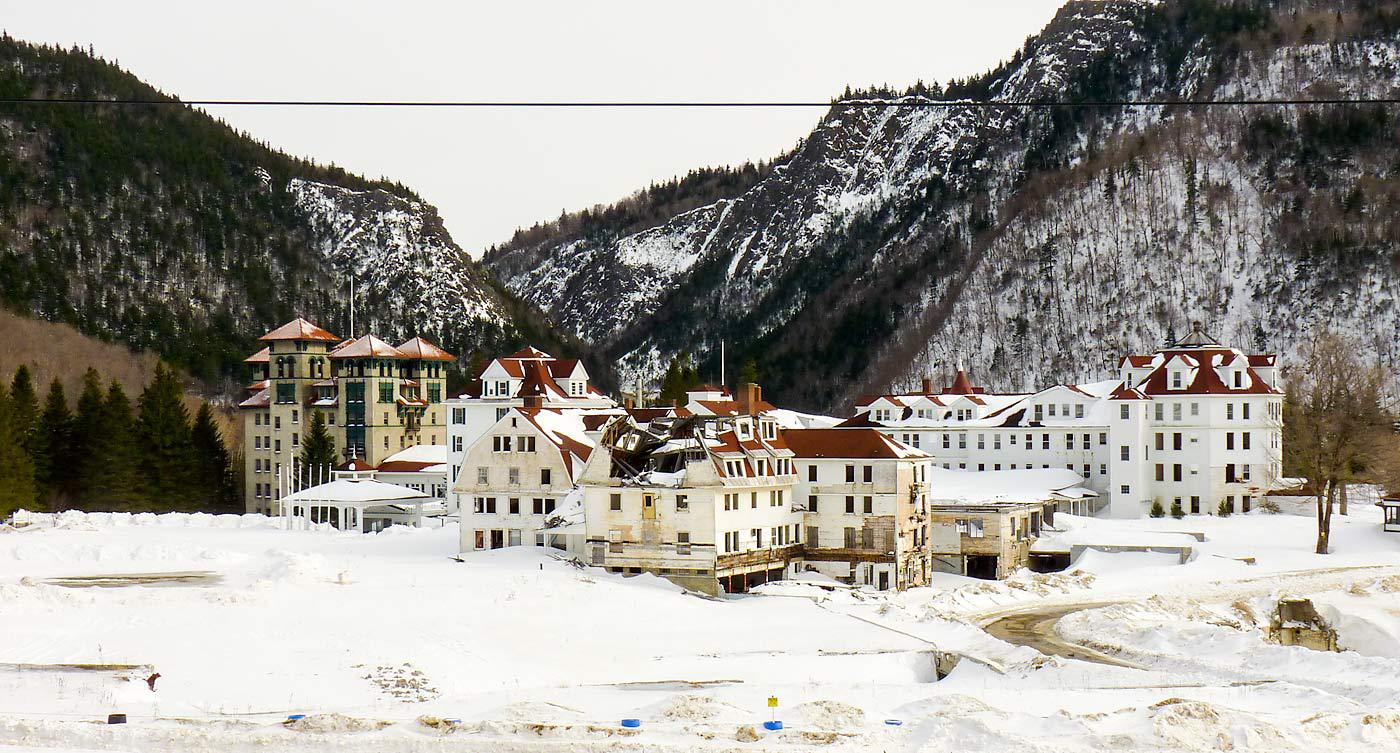 Ruins of the historic Balsams Resort, Dixville Notch, NH r/AbandonedPorn