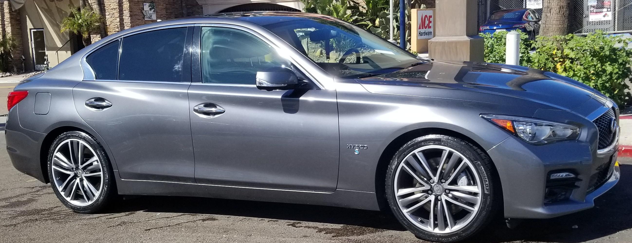 '15 Q50 Sport Hybrid. 20 year anniversary gift from my Gemini wife