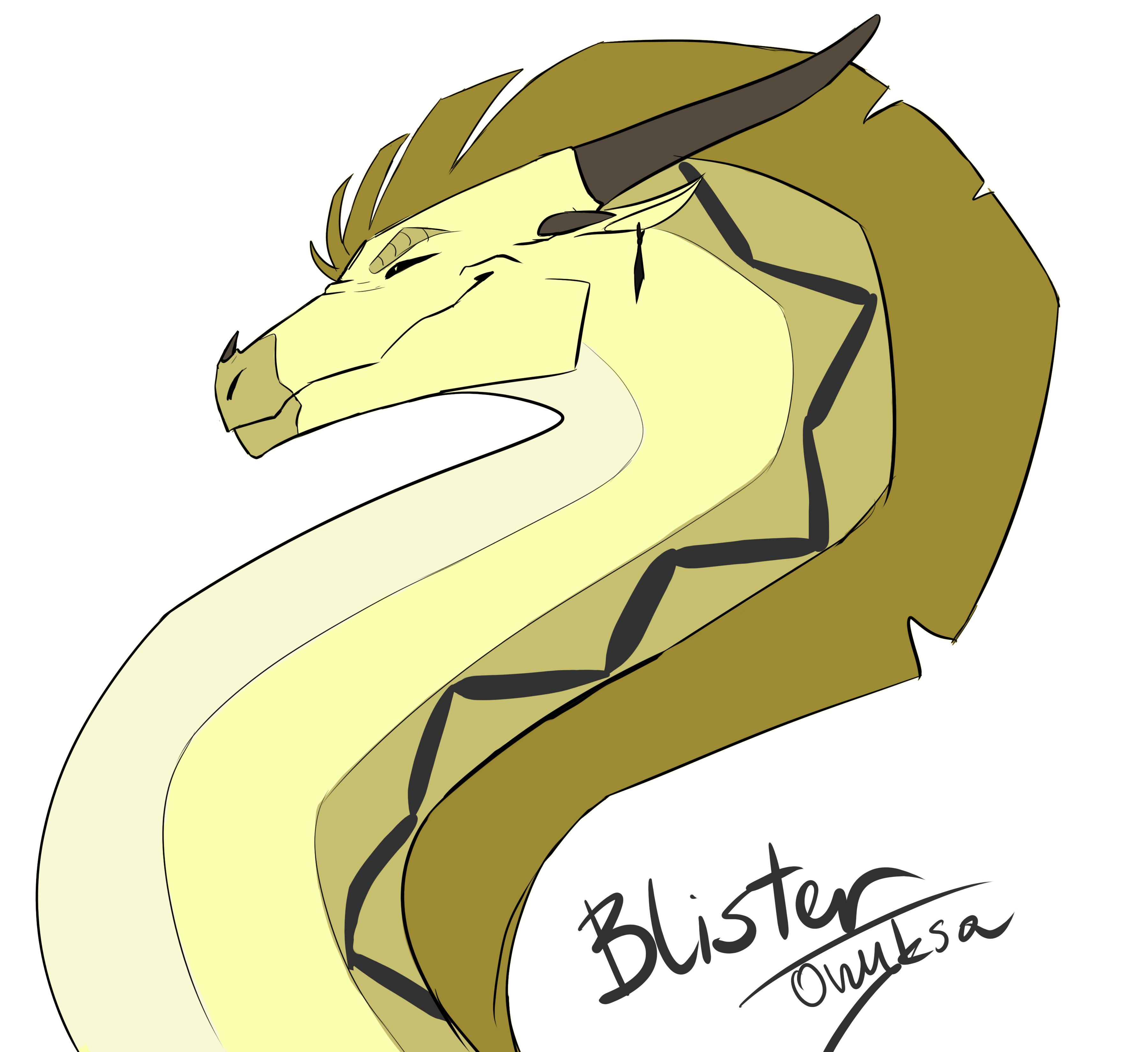 Blister concept design for the WoF Animated Series r/WingsOfFire