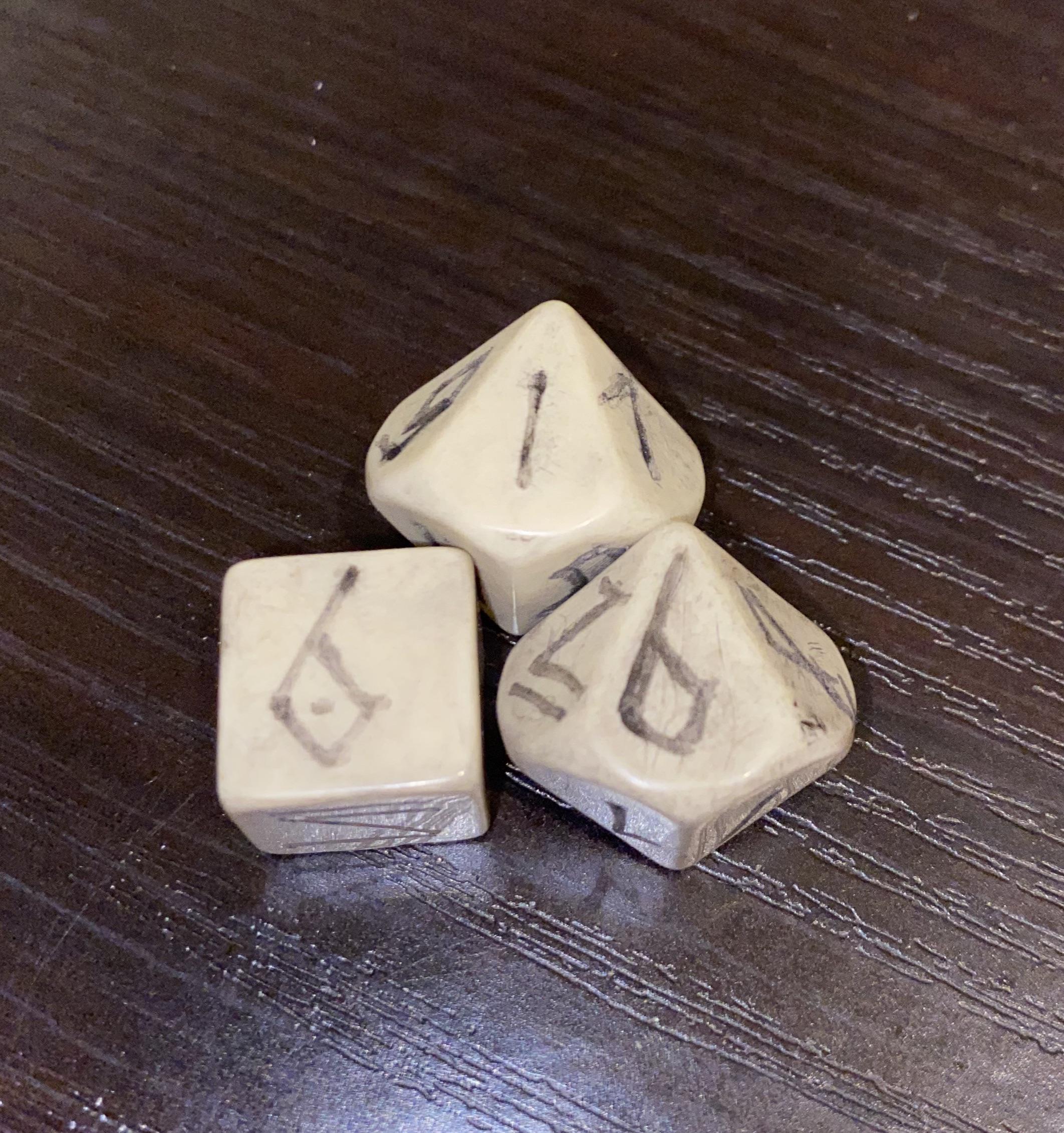 Ironsworn dice. Notes in comments r/Ironsworn