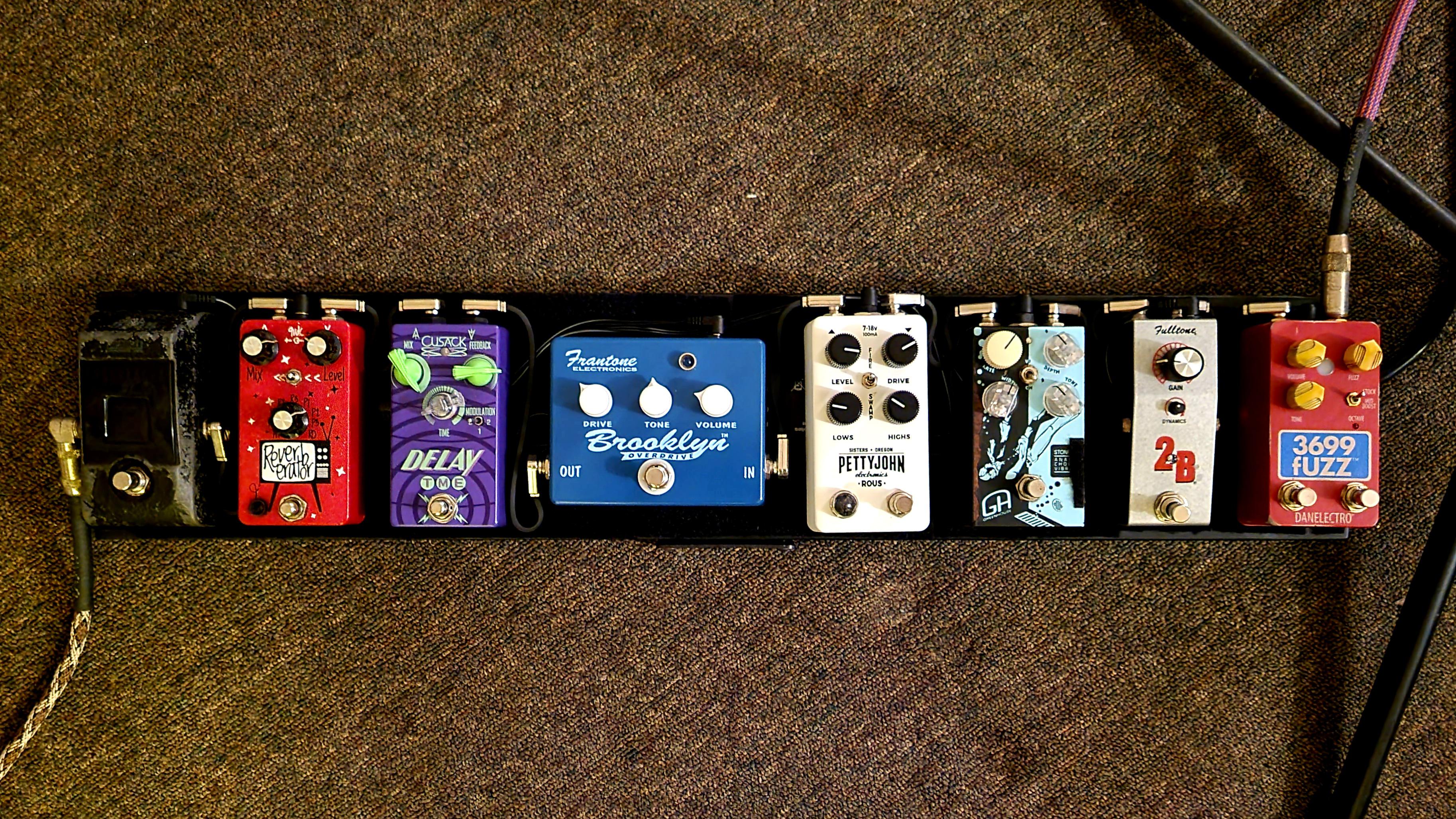 I used to leave out either a fuzz or a RAT out of my pedalboards