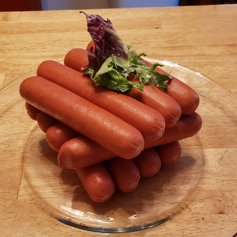 Turkey hot dogs, with a salad on the side r/shittyfoodporn