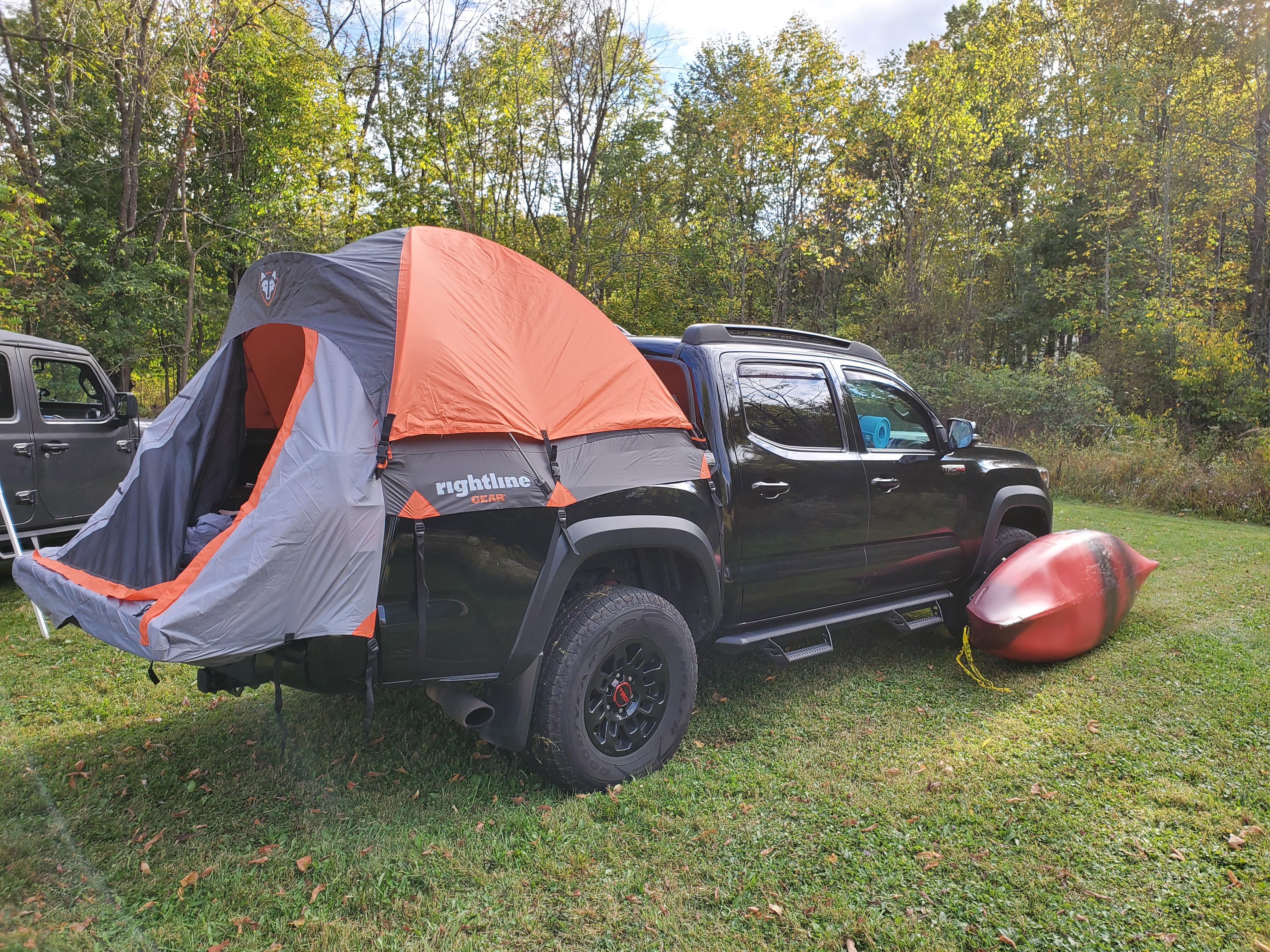 I also got a truck tent!