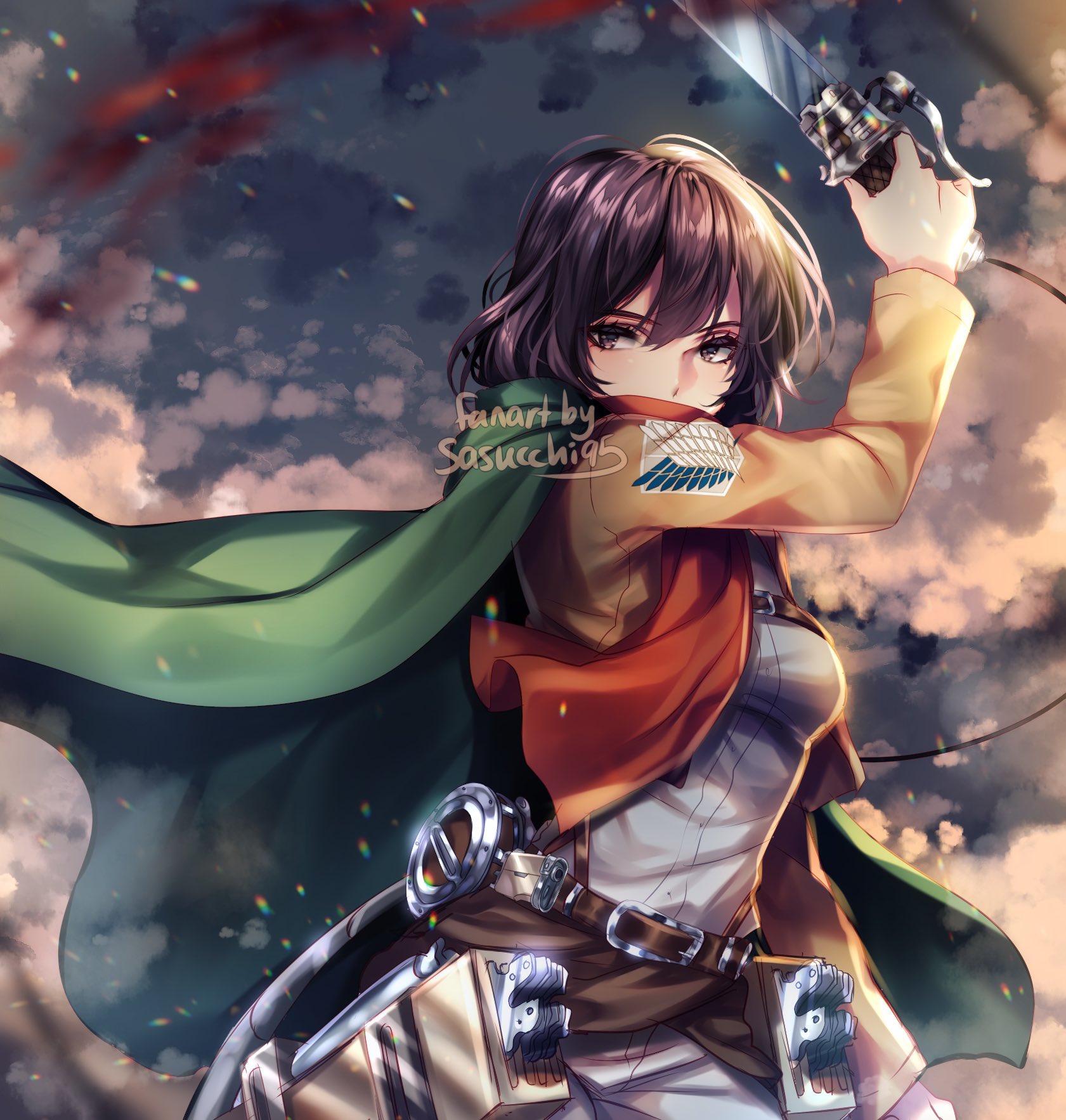 Mikasa (by Sasuchi95) attackontitan