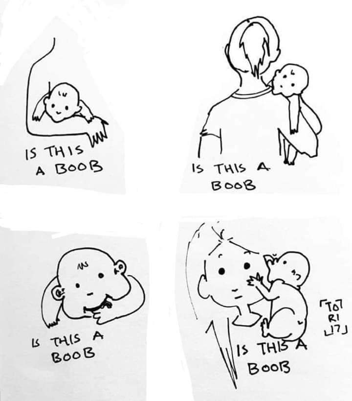 My 2 week old is like r/breastfeeding