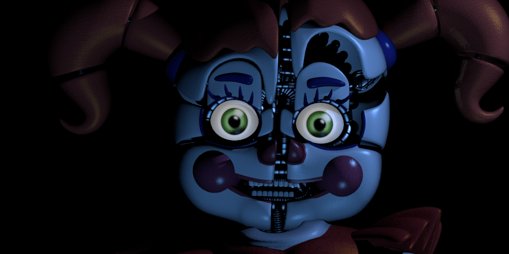 Circus Baby Sister Location Jumpscare (Blender Animation