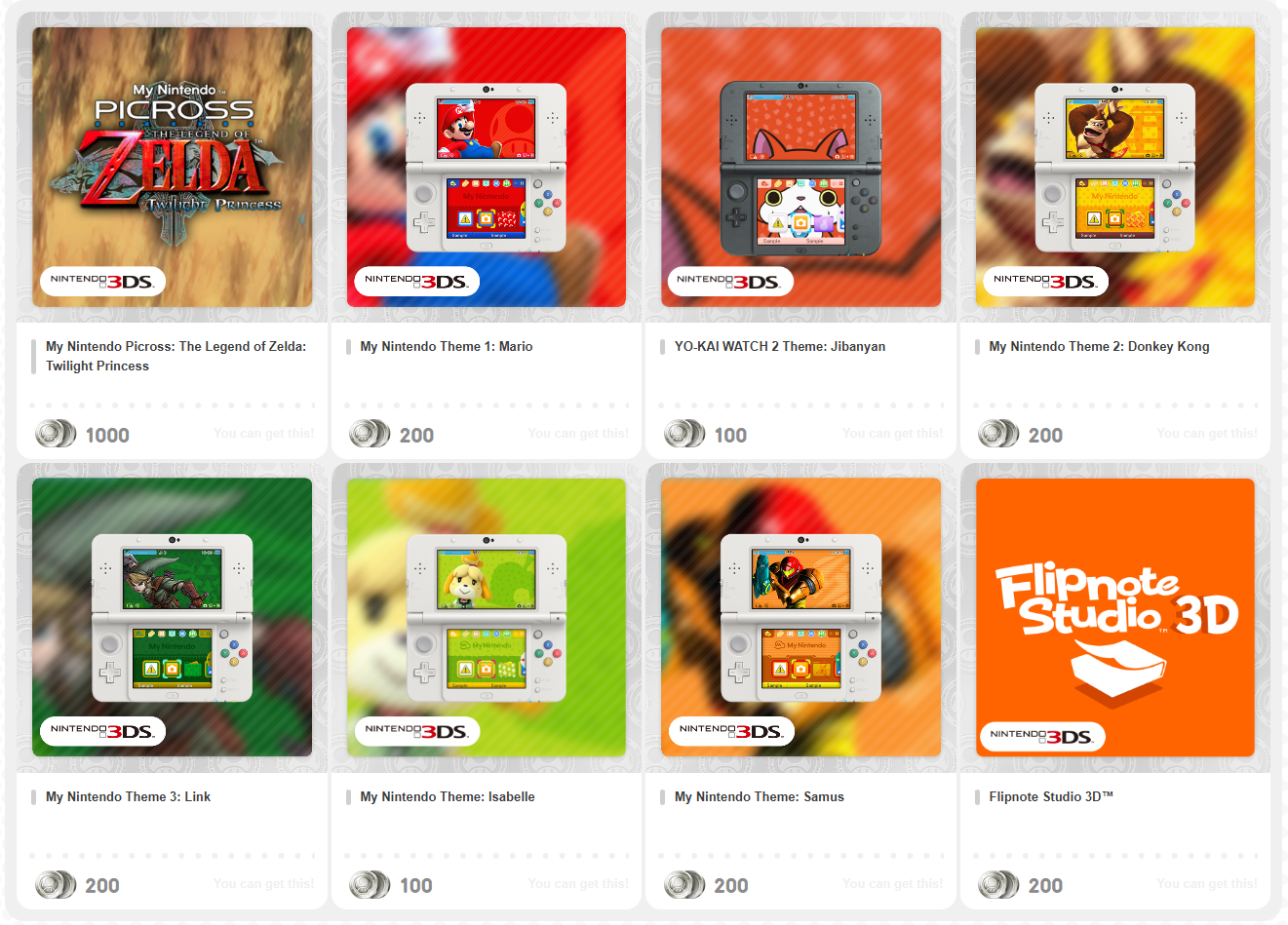 Reminder that My Nintendo 3DS rewards (Platinum Coins) will also disappear in March 2023