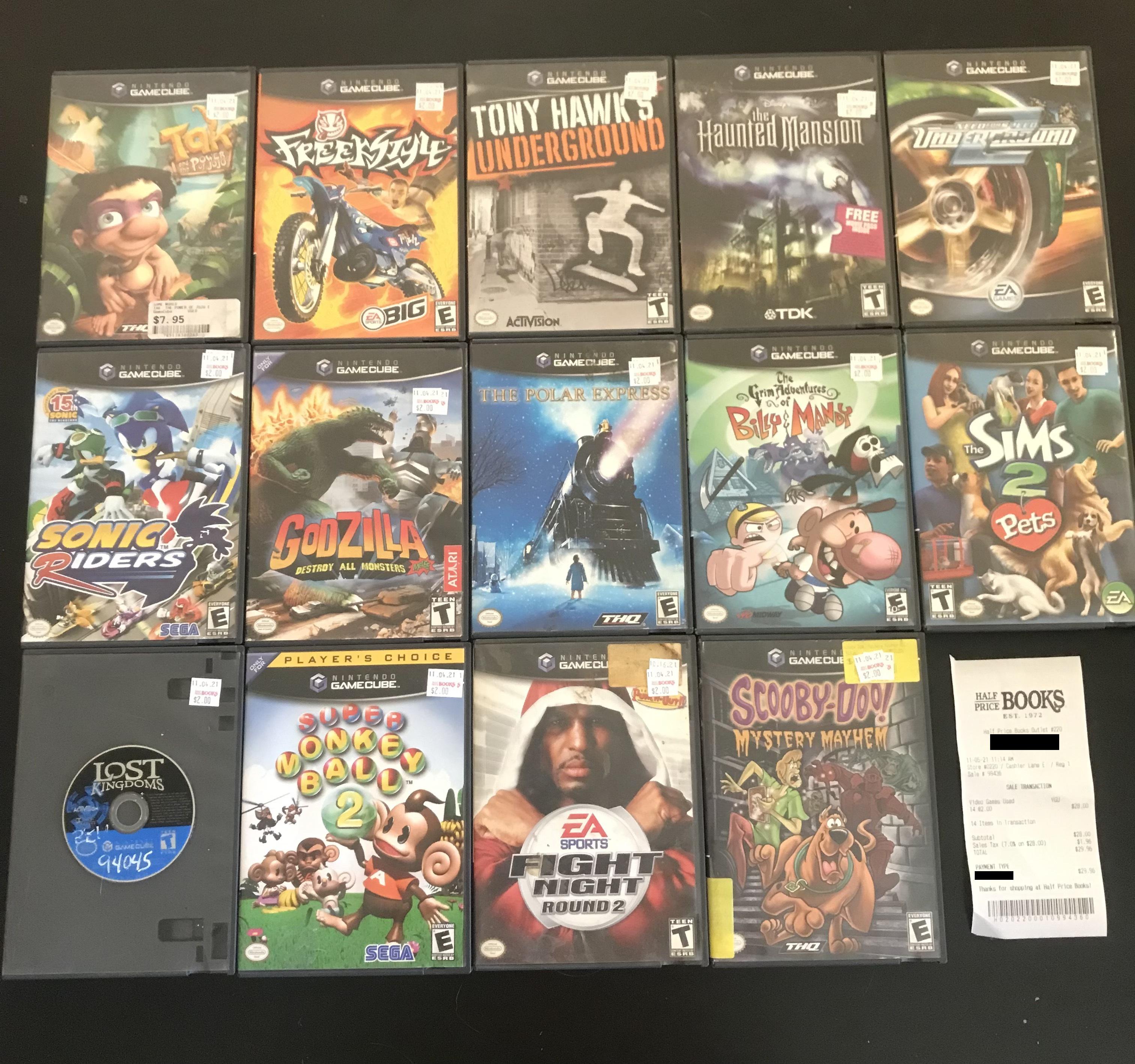 Half Priced Books Haul r/gamecollecting