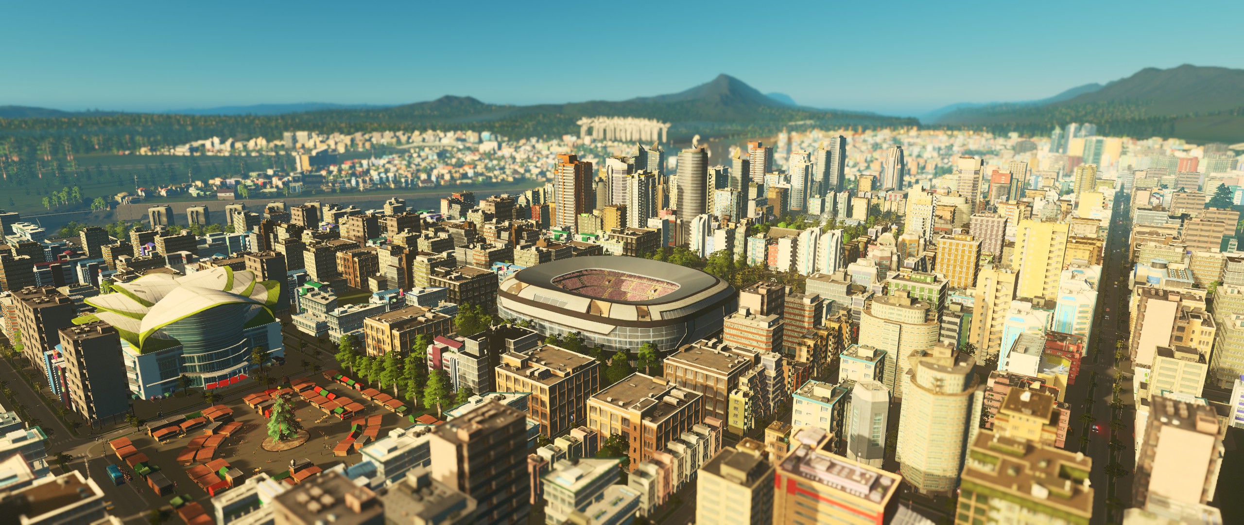 Just a screenshot of my first city that is getting right! Some of my