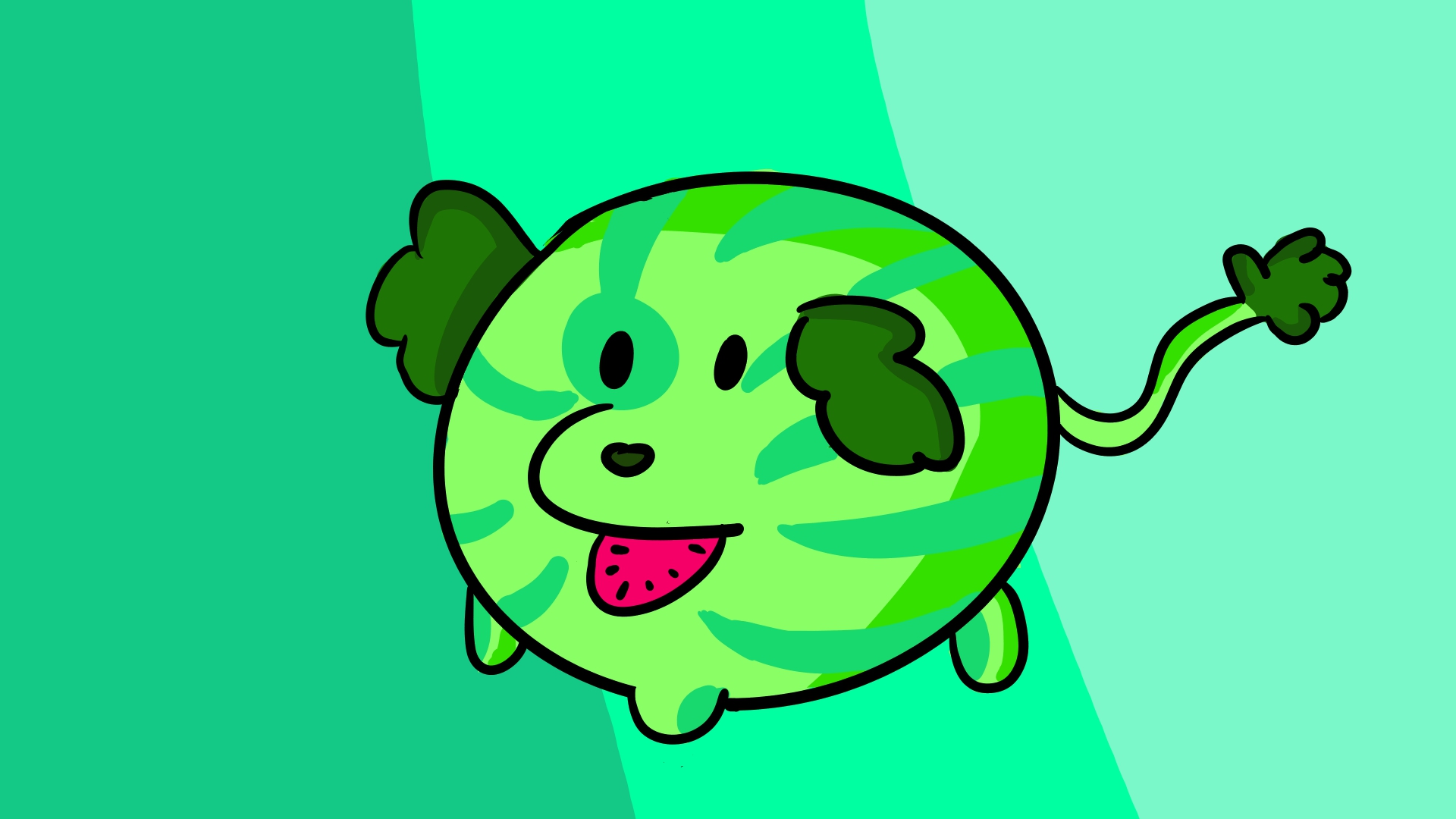 I drew the watermelon dog r/stevenuniverse