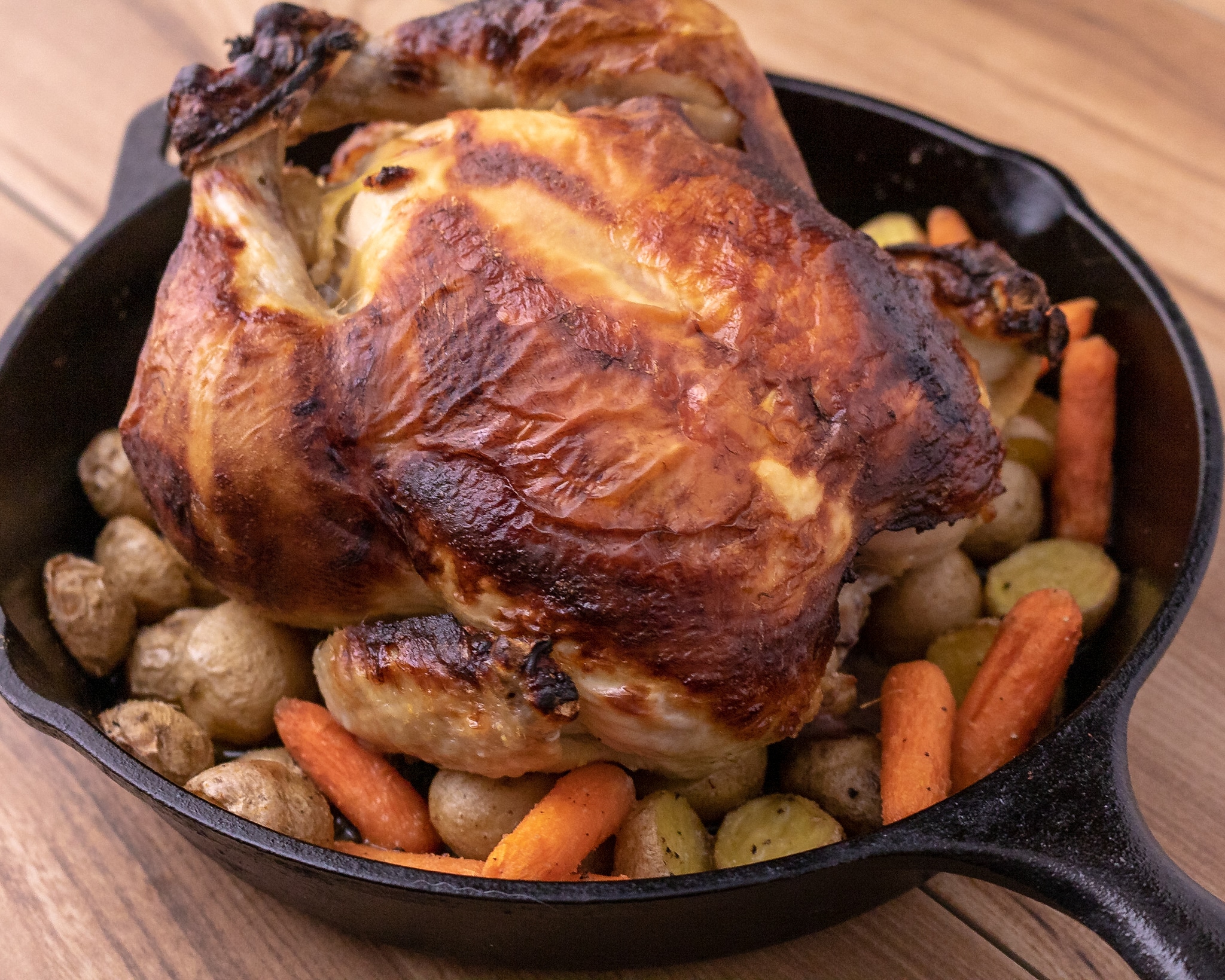 Buttermilk marinated chicken from Salt, Fat, Acid, Heat in my 10 inch